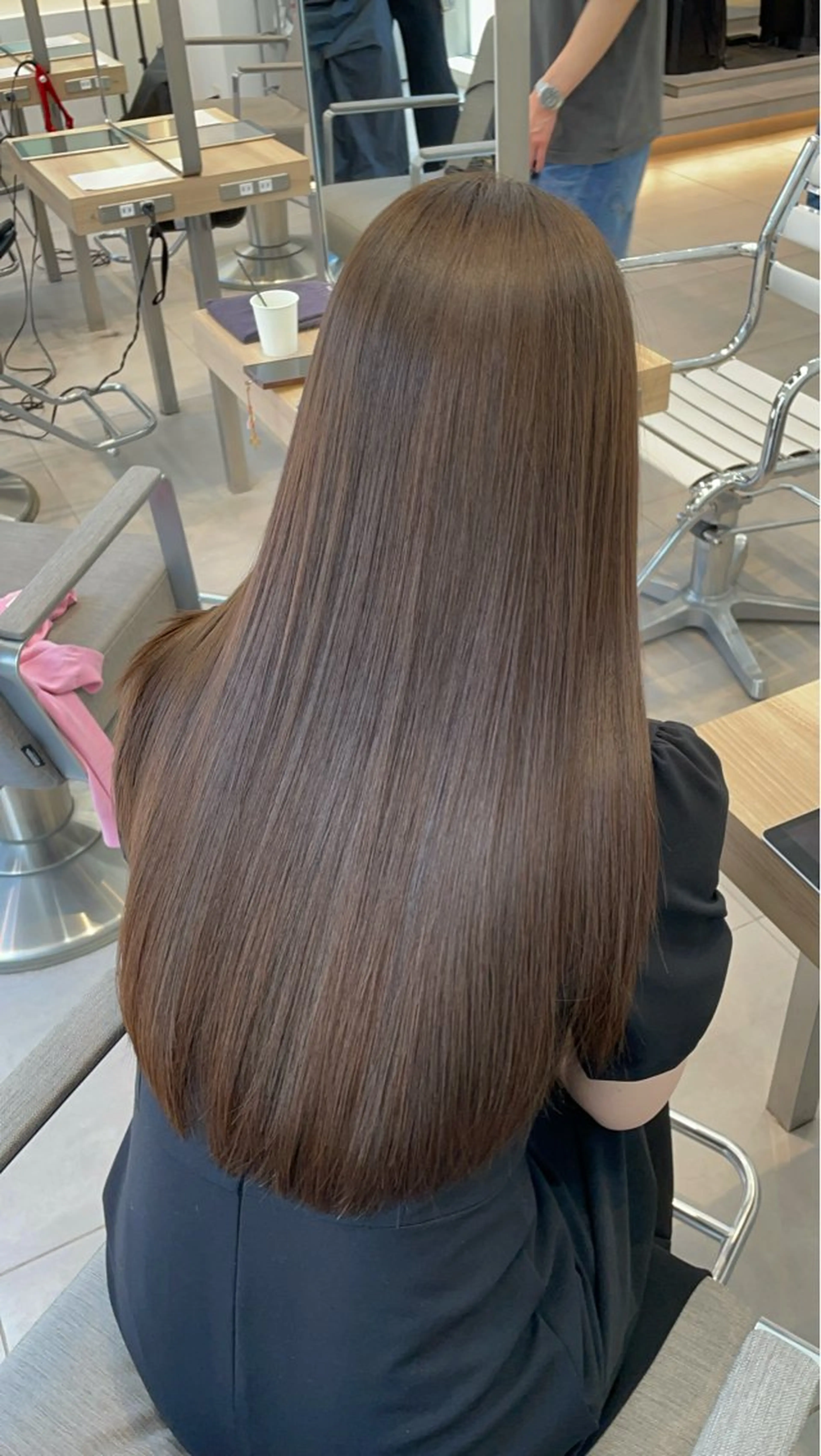 ロング カット 縮毛矯正 トリートメント ヘッドスパ ✨髪質改善✨美髪 矯正🫧小泉のヘアスタイル