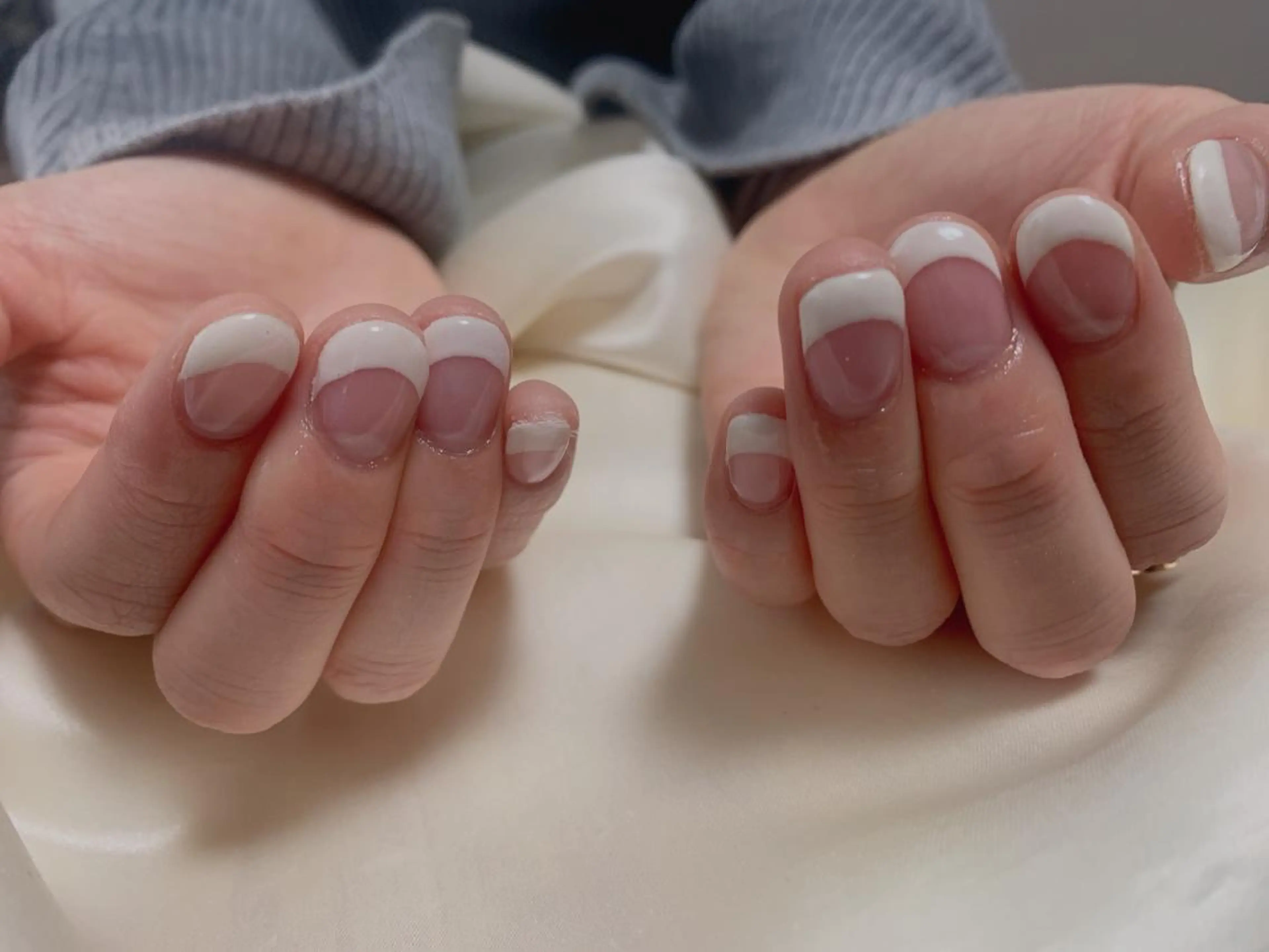 ネイル フレンチネイル kikinail 溝の口のネイルデザイン