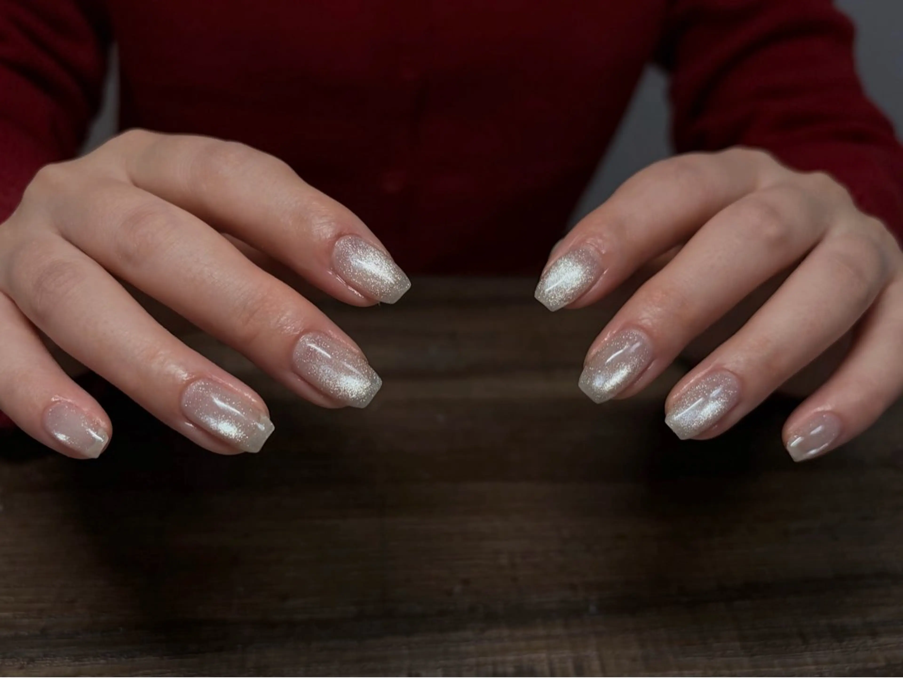 ネイル マグネットネイル ワンカラーネイル ハンドネイル nayu nailのネイルデザイン