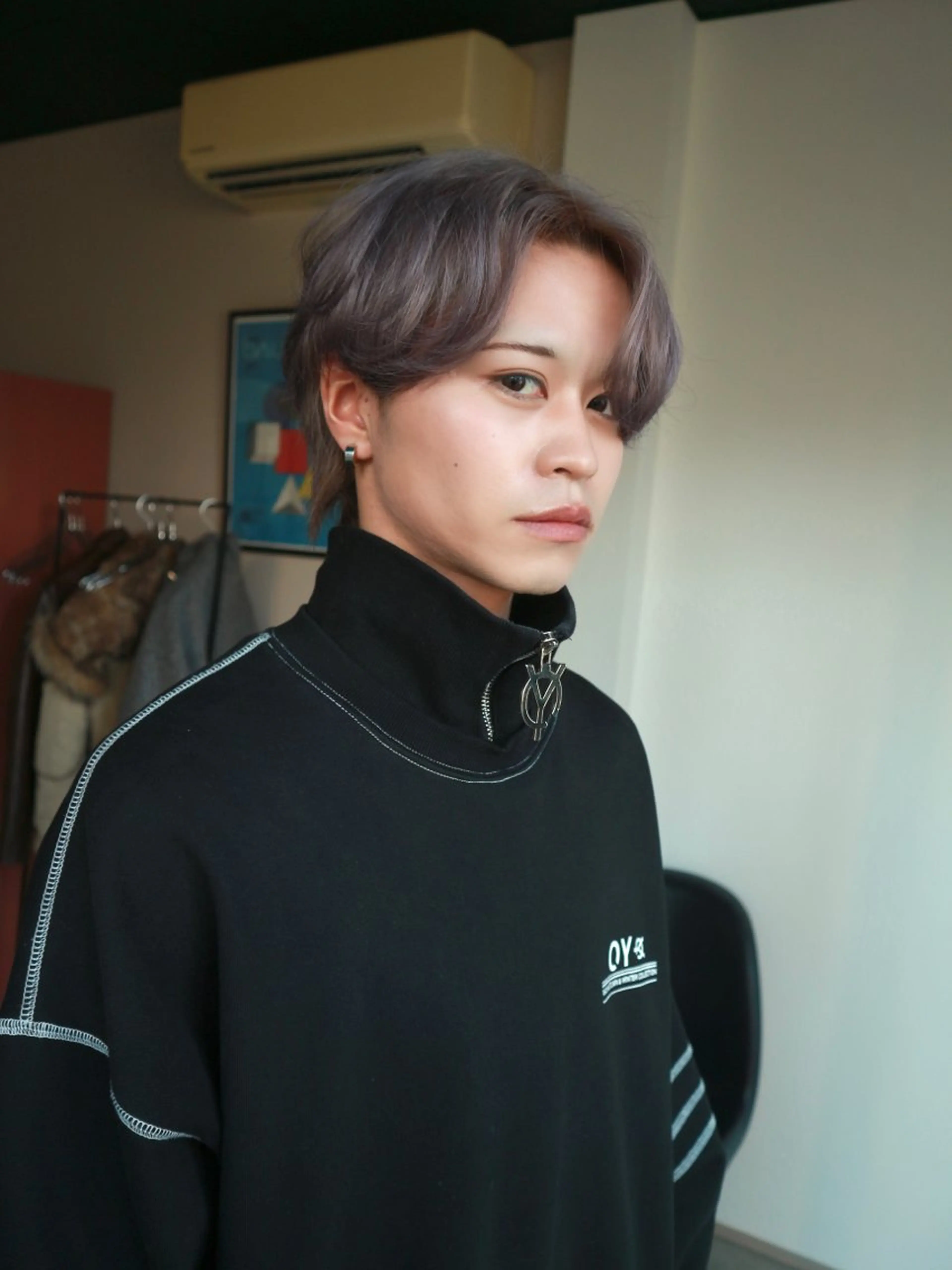 ショート カラー メンズ ヘアカラー ハイトーン/メンズ/ デザイン/梅田/ミユのヘアスタイル