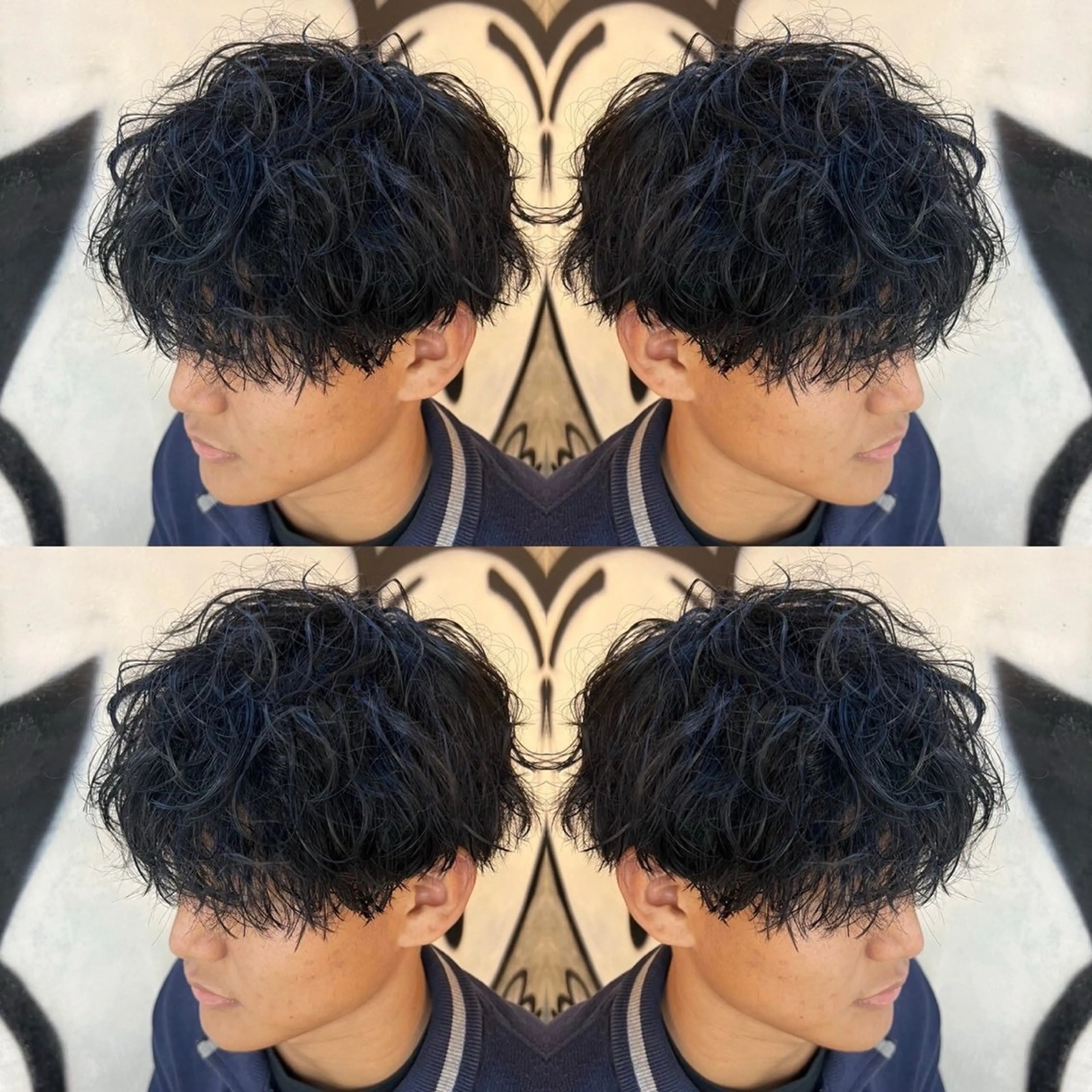 ショート メンズ ⚡️メンズパーマ特化 mens支持◎/忠地のヘアスタイル