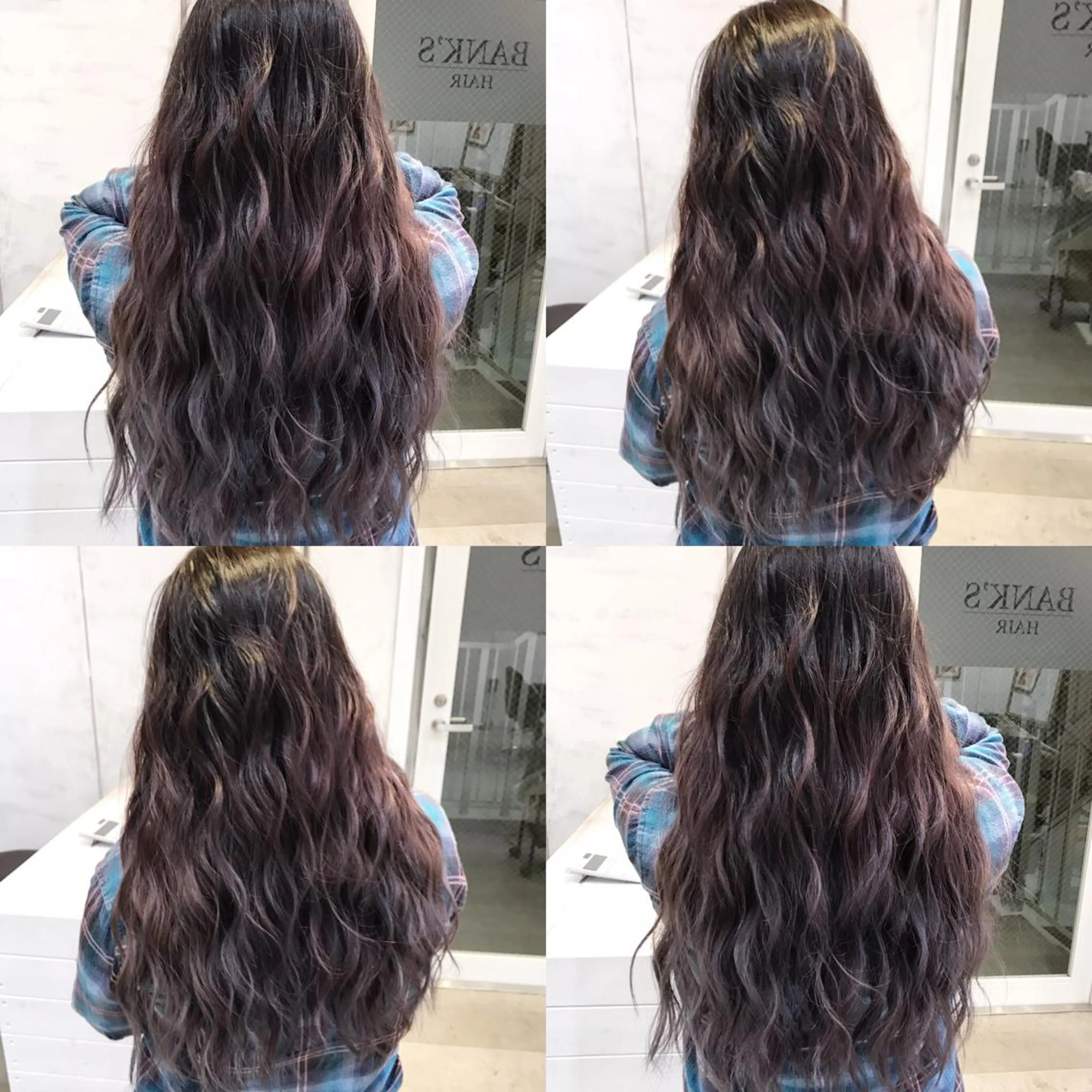 ロング カラー ヘアアレンジ ヘアカラー トリートメント BANK'S hair所属・💐ケラチン 髪質改善寺坂雄飛💐のヘアスタイル