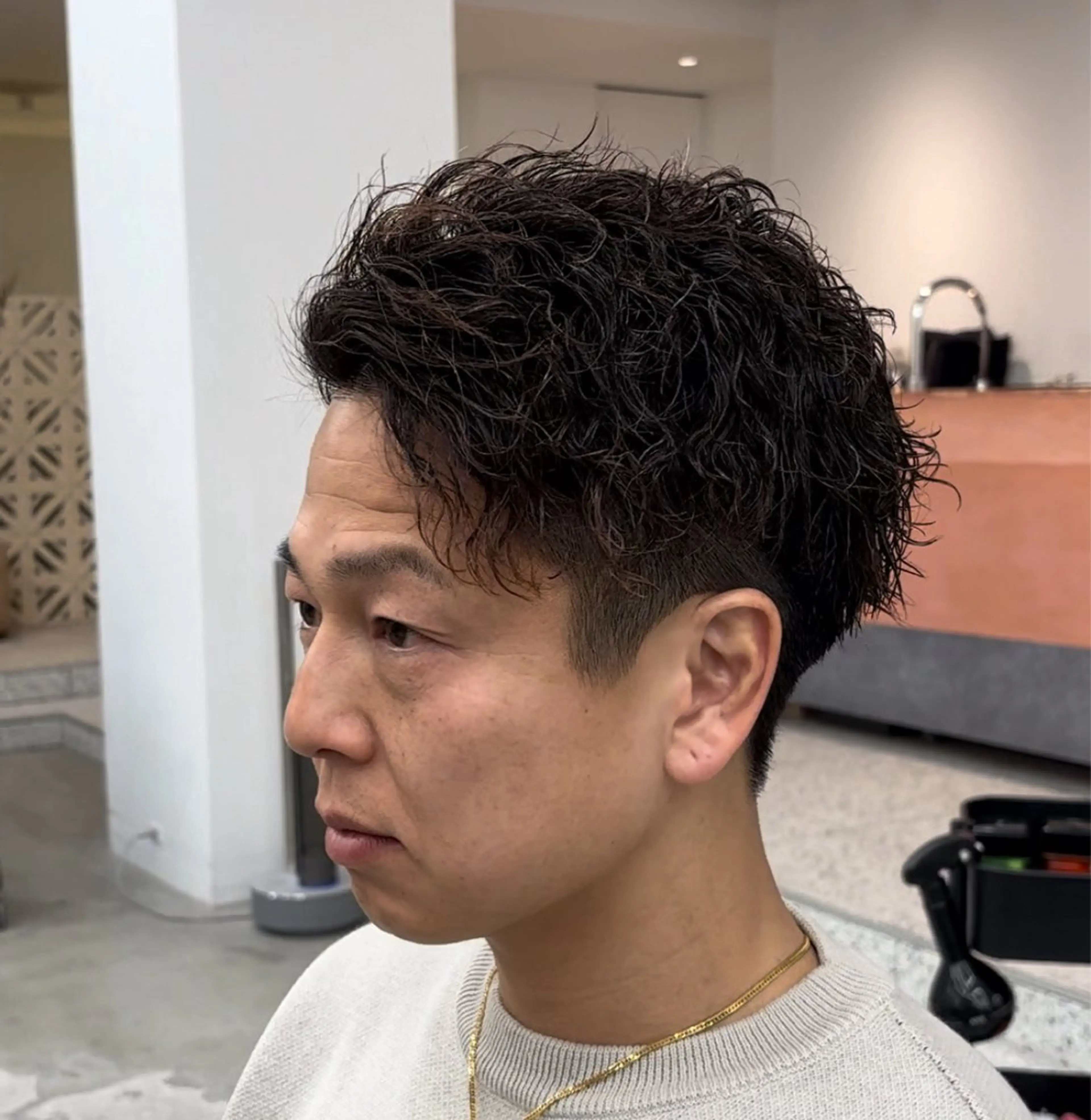 パーマ メンズ メンズパーマ ツイストスパイラルパーマ スパイラルパーマ メンズ特化/パーマ /名駅/SUMIのヘアスタイル