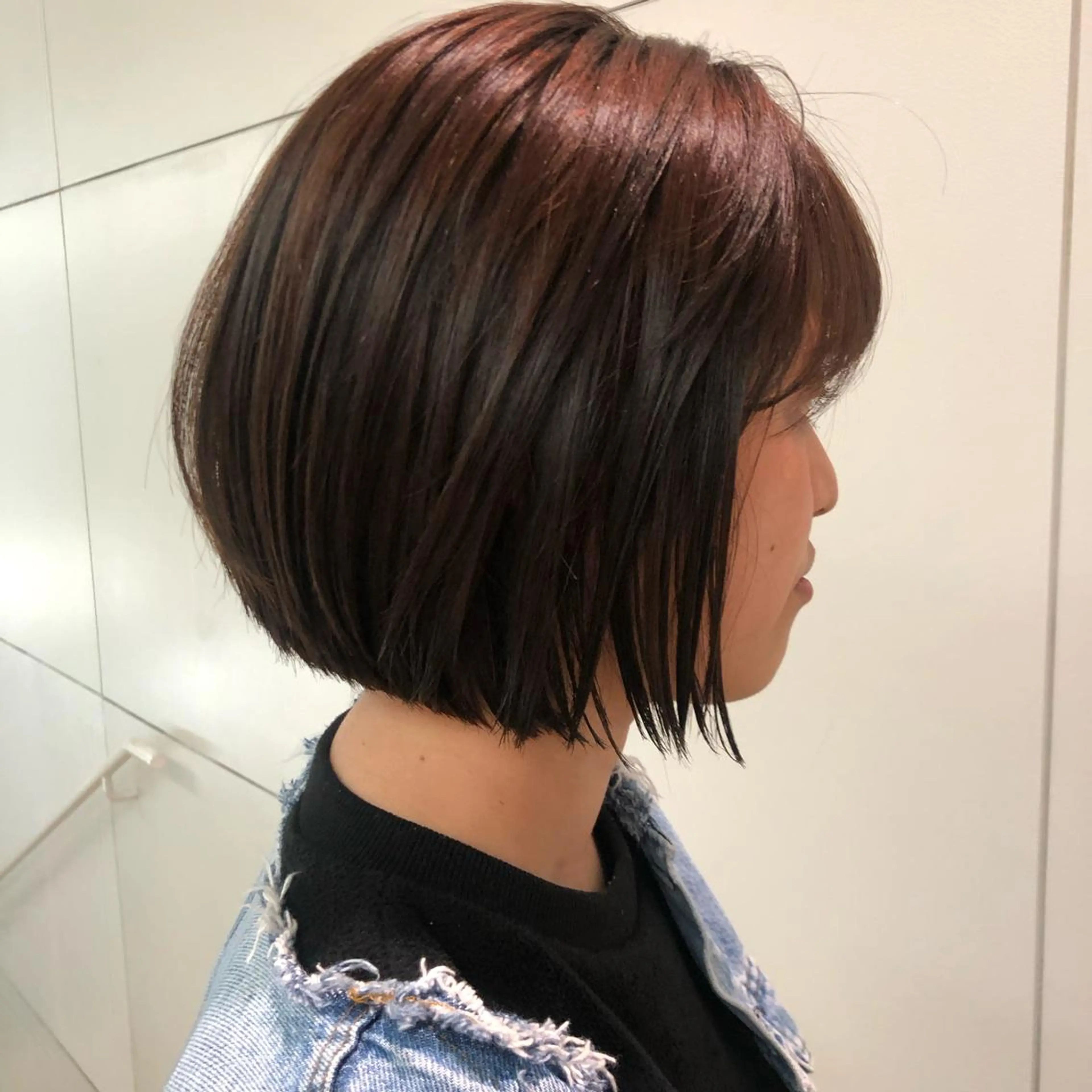 ショート 切りっぱなしボブ ボブ RUB-A-DUB所属・橘田 佳樹のヘアスタイル