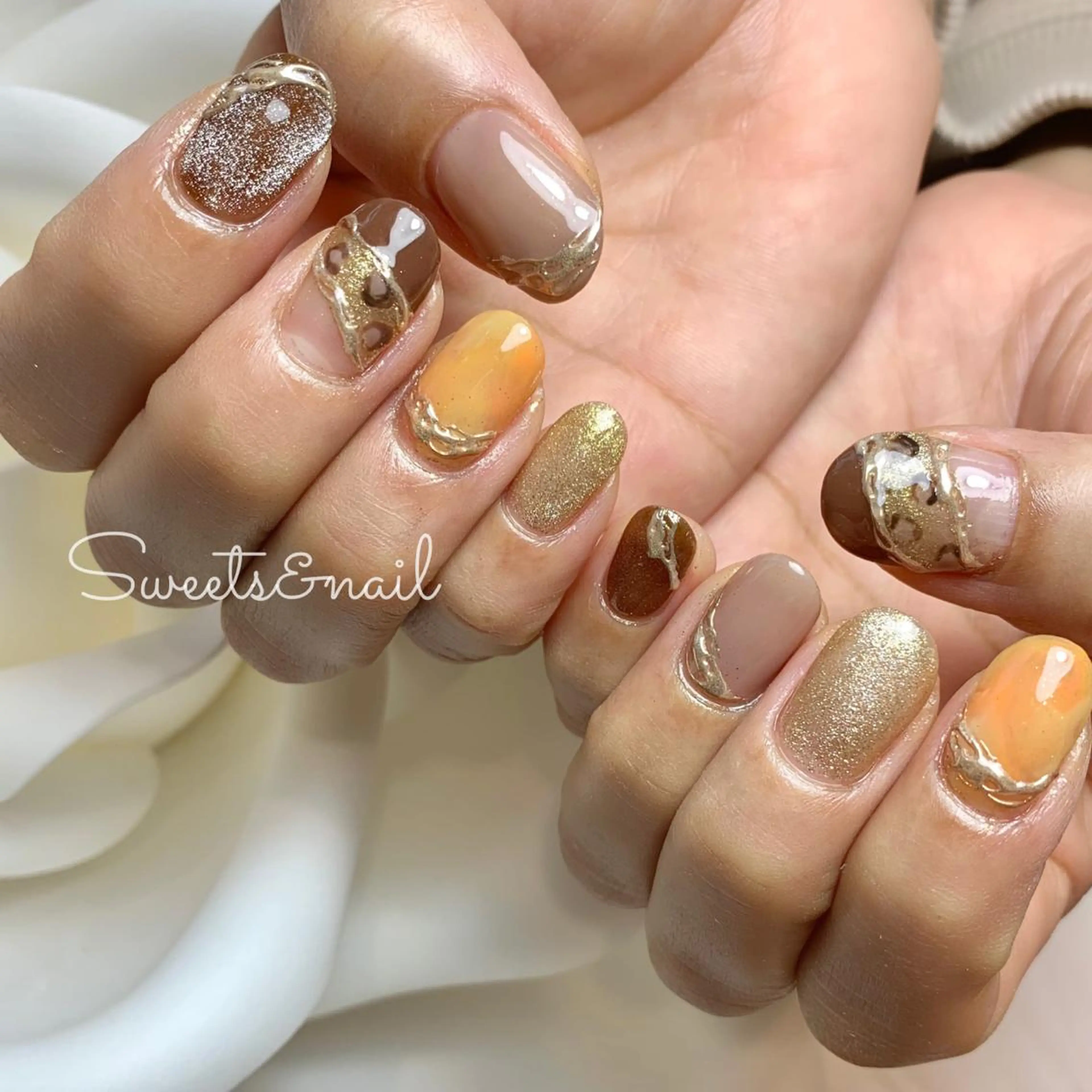 ネイル ニュアンスネイル Sweets& nail みなこのネイルデザイン
