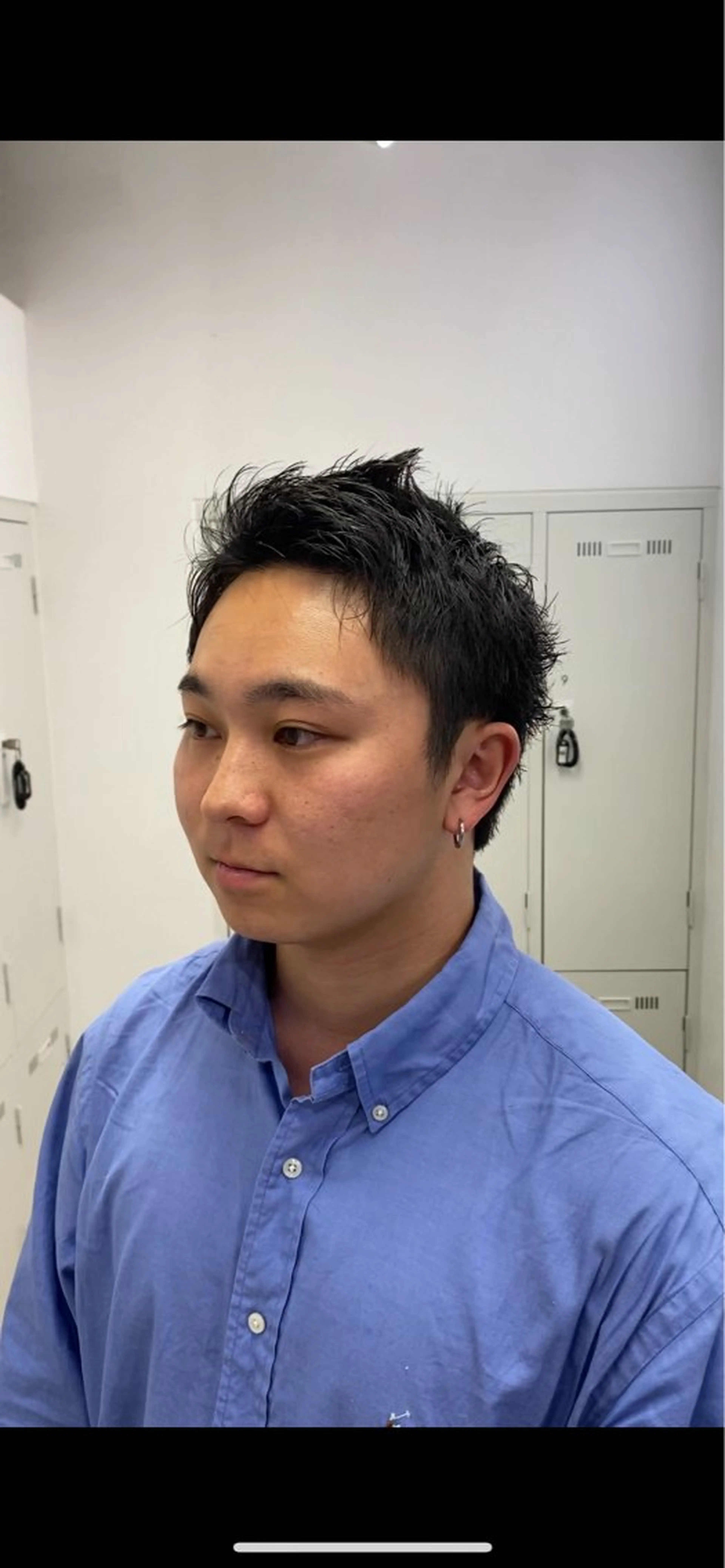 ショート メンズ スパイキーショート ショートヘア MEY HAIR CURLYS所属・パーマ /ボブパーマ Rico💜のヘアスタイル