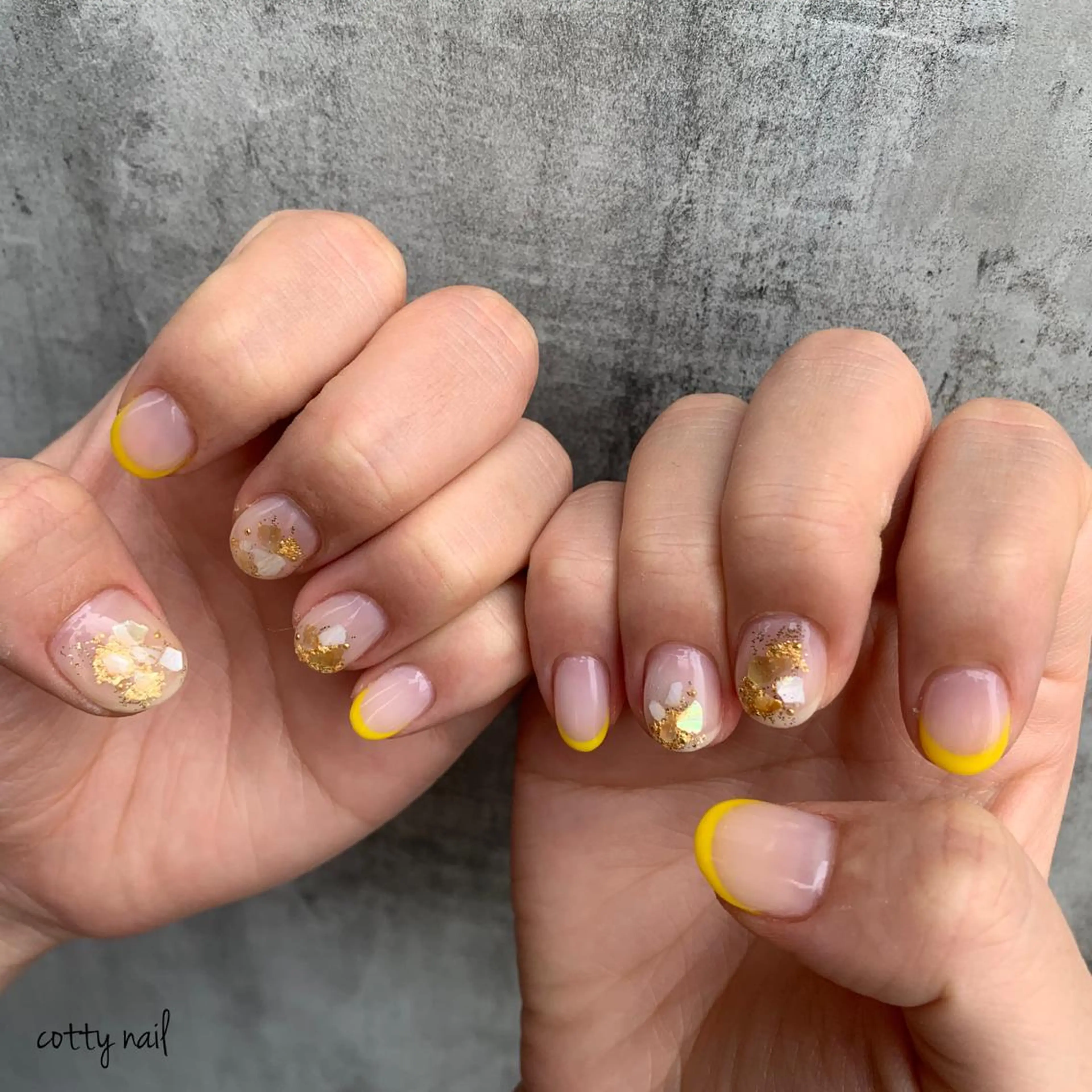 ネイル ジェルネイル ニュアンスネイル 夏ネイル cottynail -miki-のその他イメージ