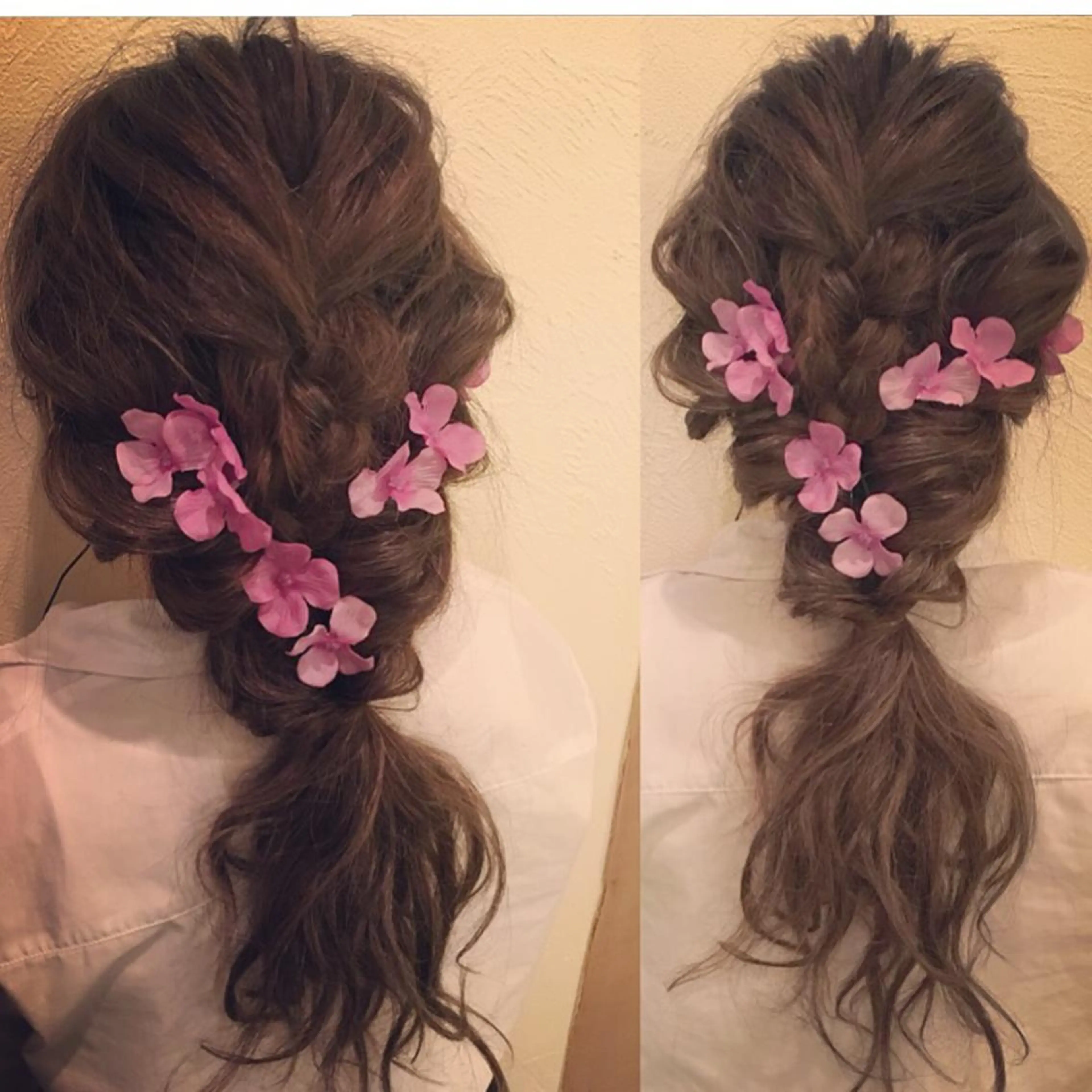 ミディアム ヘアアレンジ _WHITE高槻所属・_WHITE高槻店 yusukeのヘアスタイル