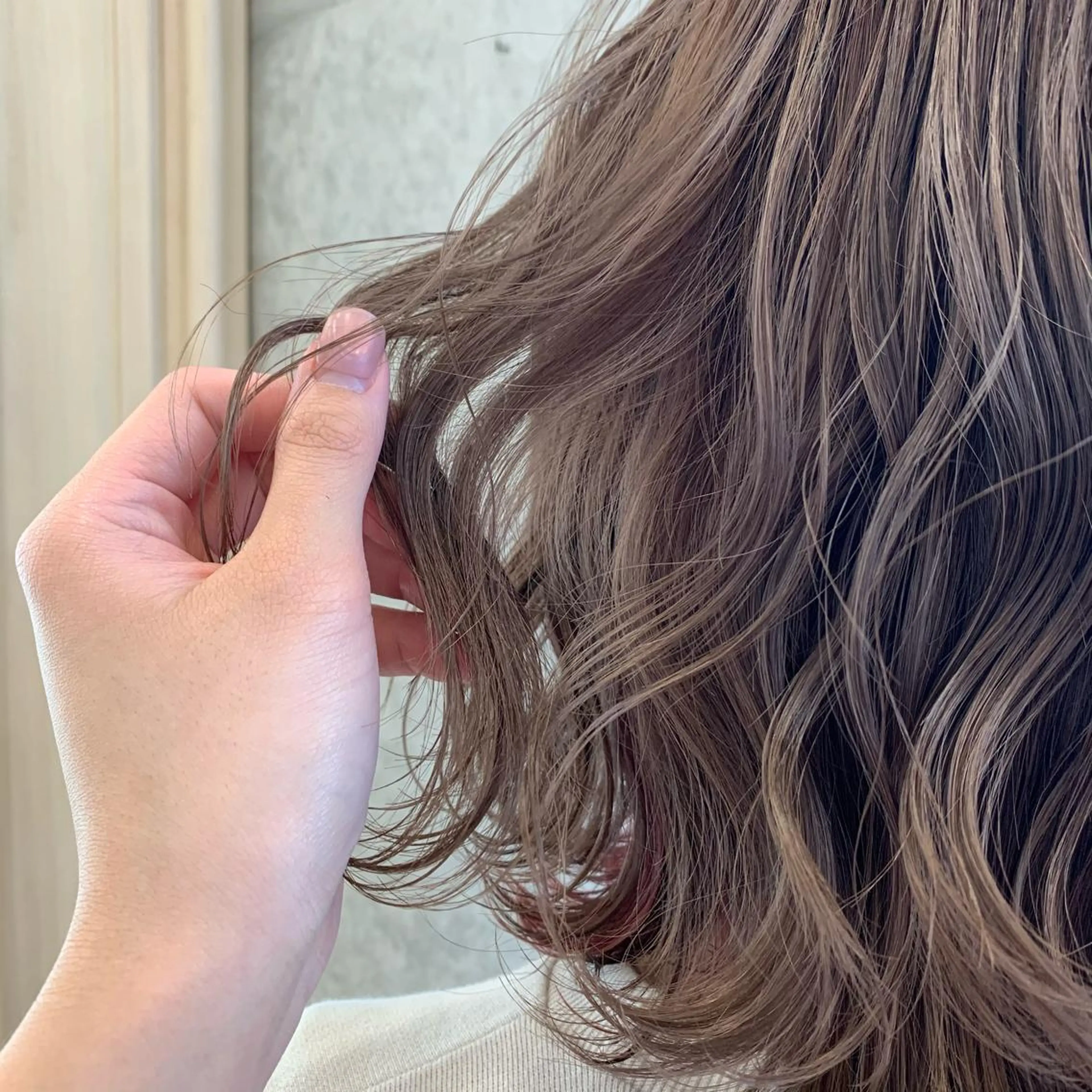 ミディアム ヘアカラー トリートメント サソウ ユリエ🥥のヘアスタイル