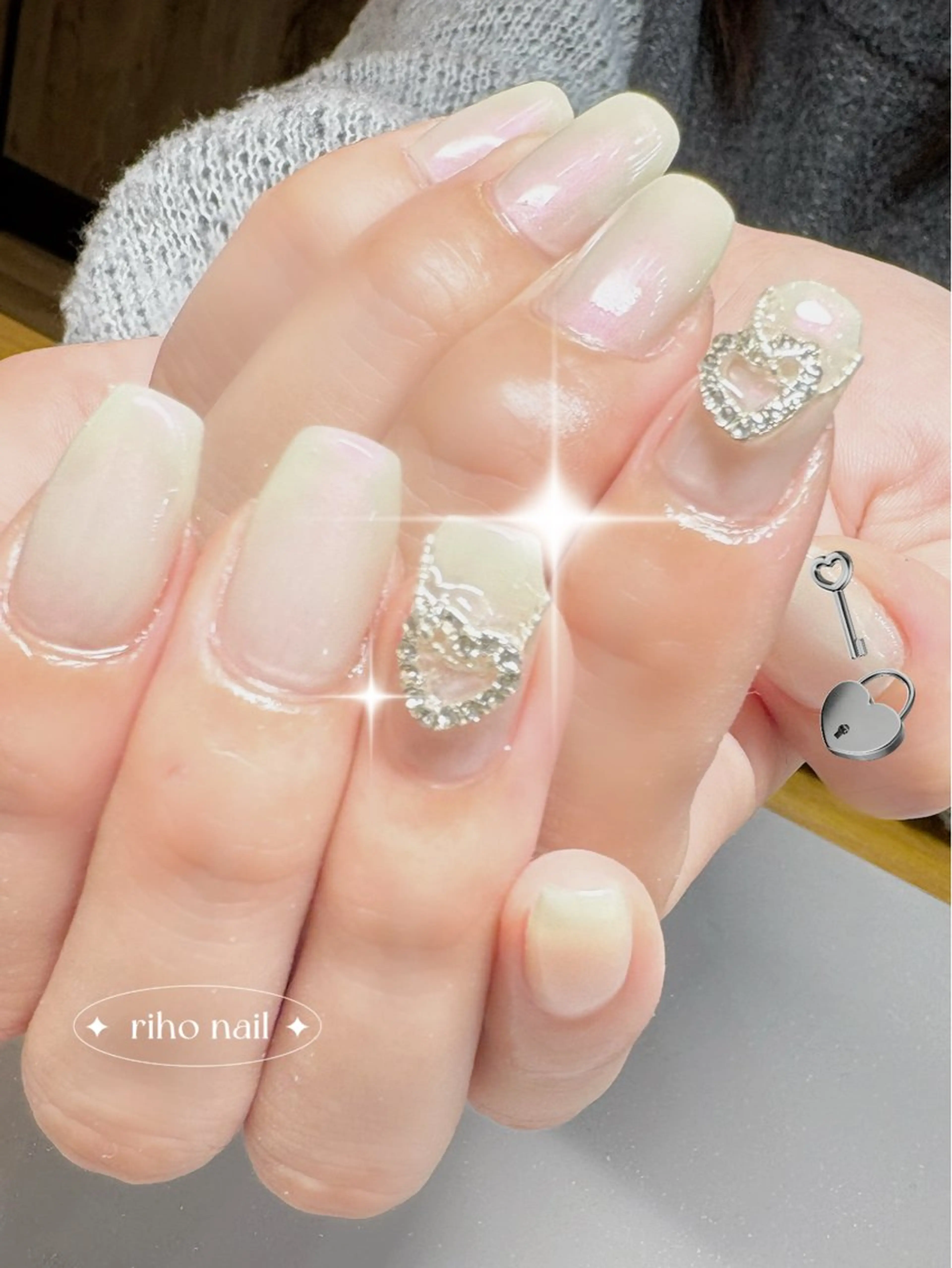 ネイル ハンドネイル THE BALM Rihoのネイルデザイン
