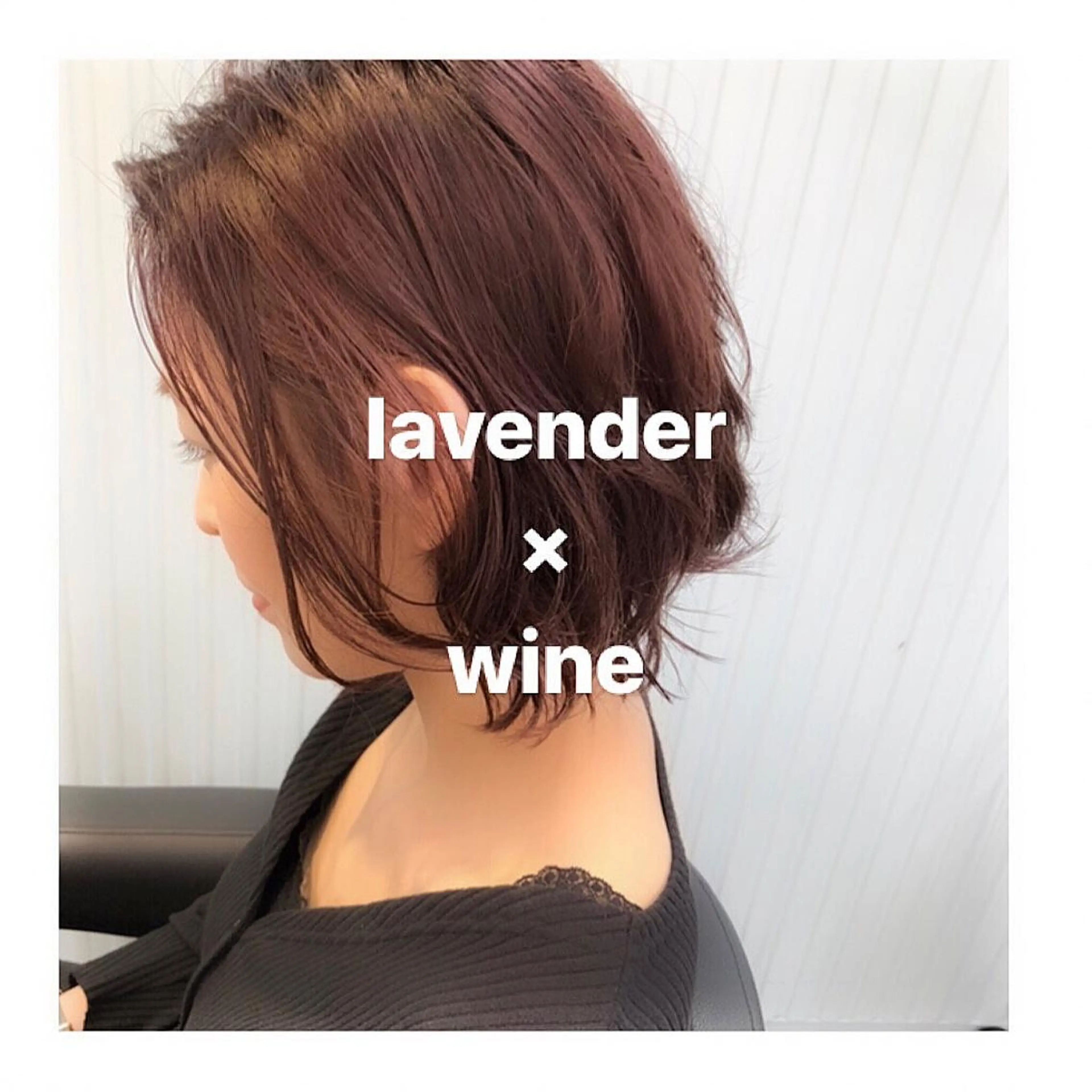 ショート カラー ベージュカラー グレージュ ラベンダーカラー ヘアカラー lar 立川南口所属・レイヤーボブ/ボブ 仲川和人のヘアスタイル