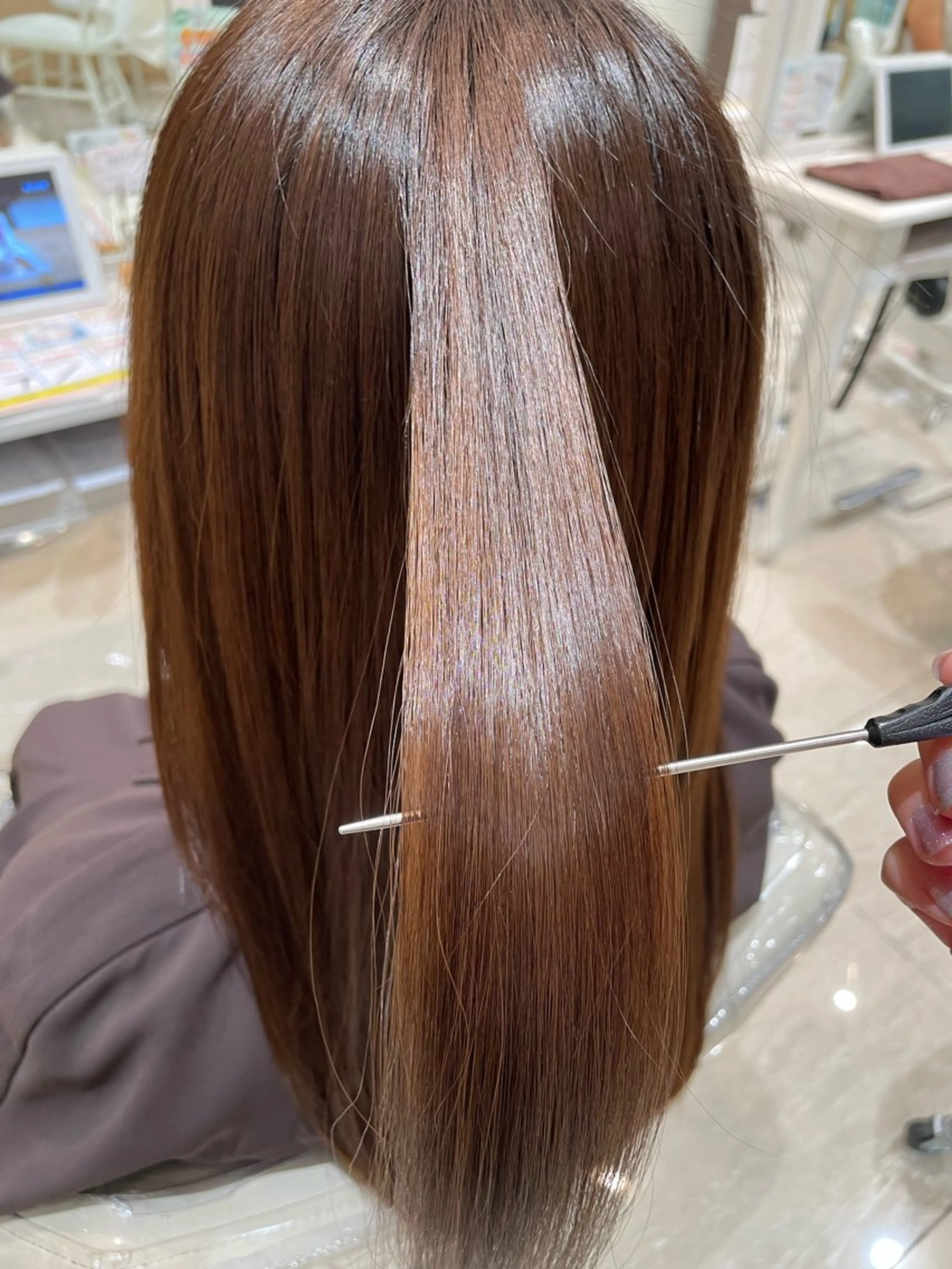 セミロング レイヤー×ハイライト 🌷RINA🌷のヘアスタイル