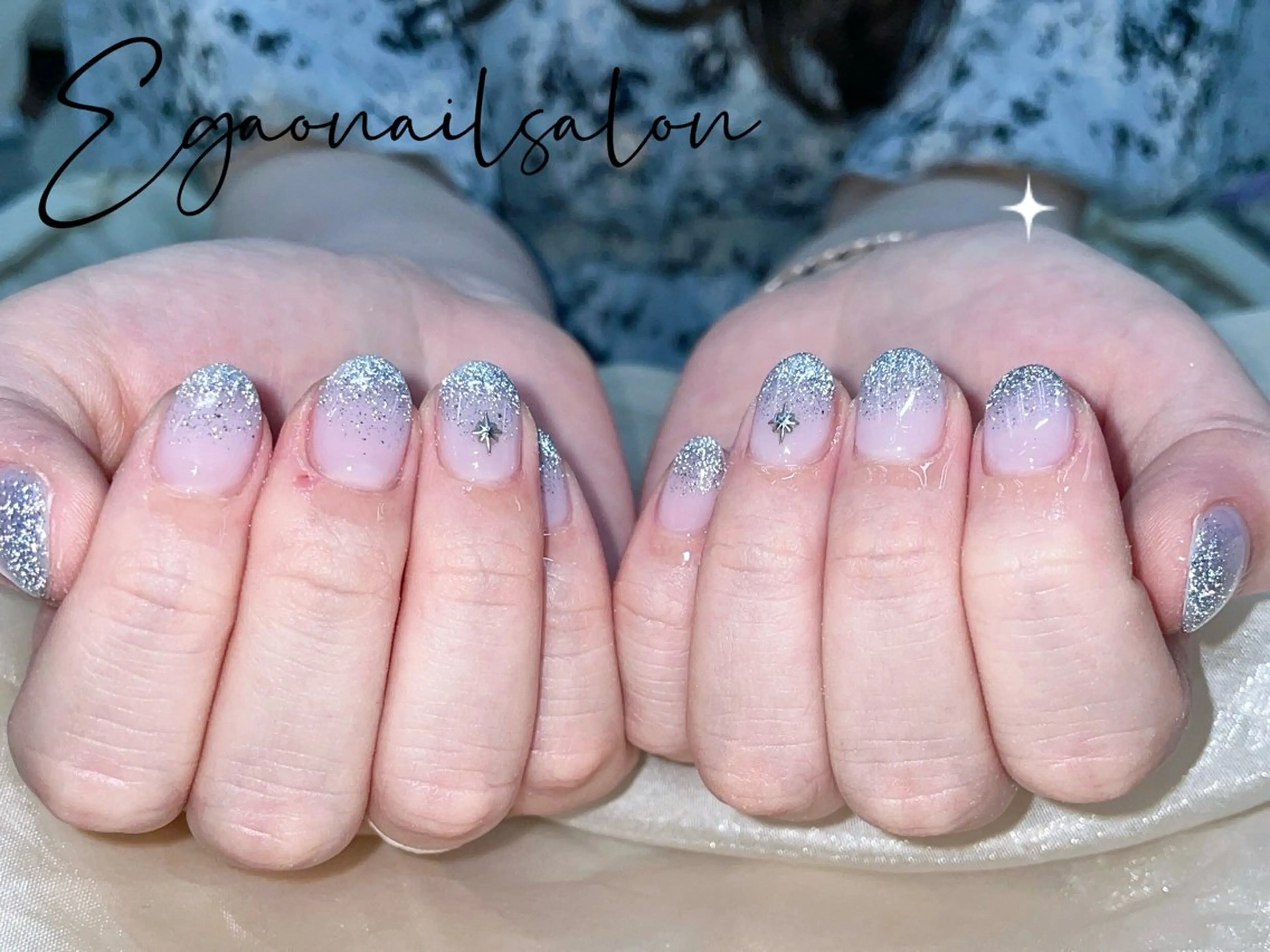 ネイル アートネイル フットネイル フレンチネイル ジェルネイル グラデーション ハンドネイル Egao Nail Salonのネイルデザイン