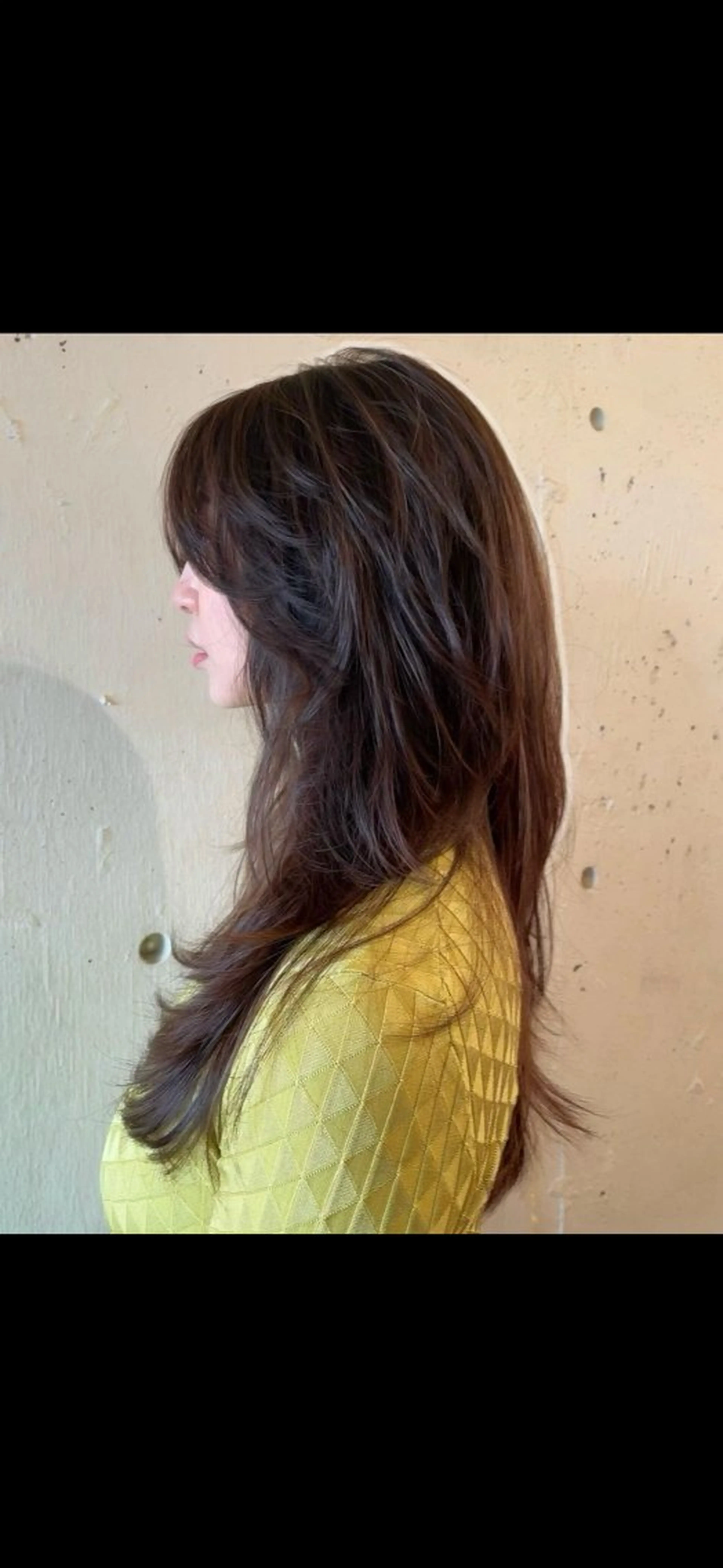 ロング カット 縮毛矯正×艶髪× レイヤー/賀川サトシのヘアスタイル