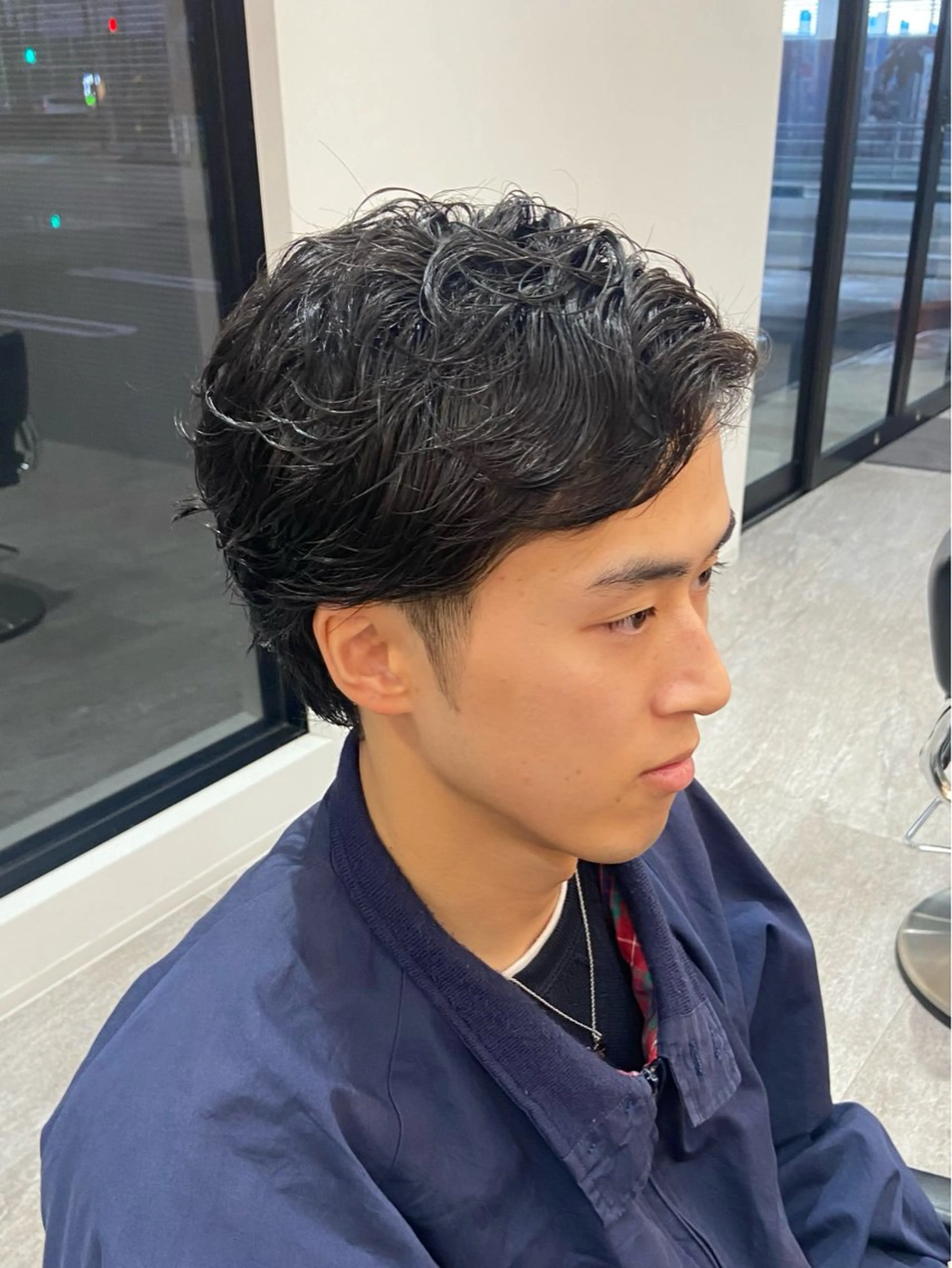 ショート パーマ メンズ メンズパーマ 福田 文太のヘアスタイル