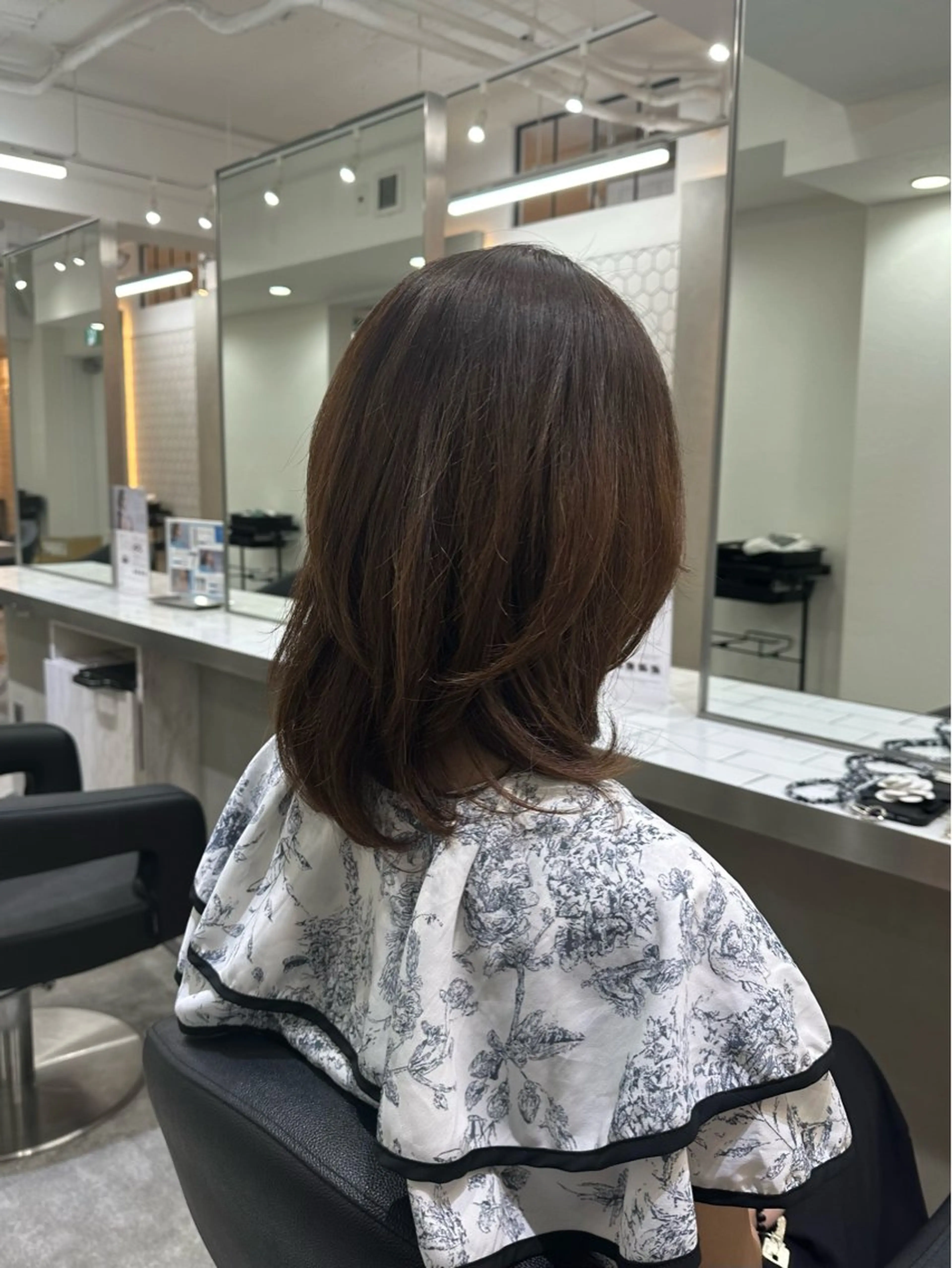 ミディアム カット トリートメント 銀座/ヘアセット シマムラ ミホのヘアスタイル