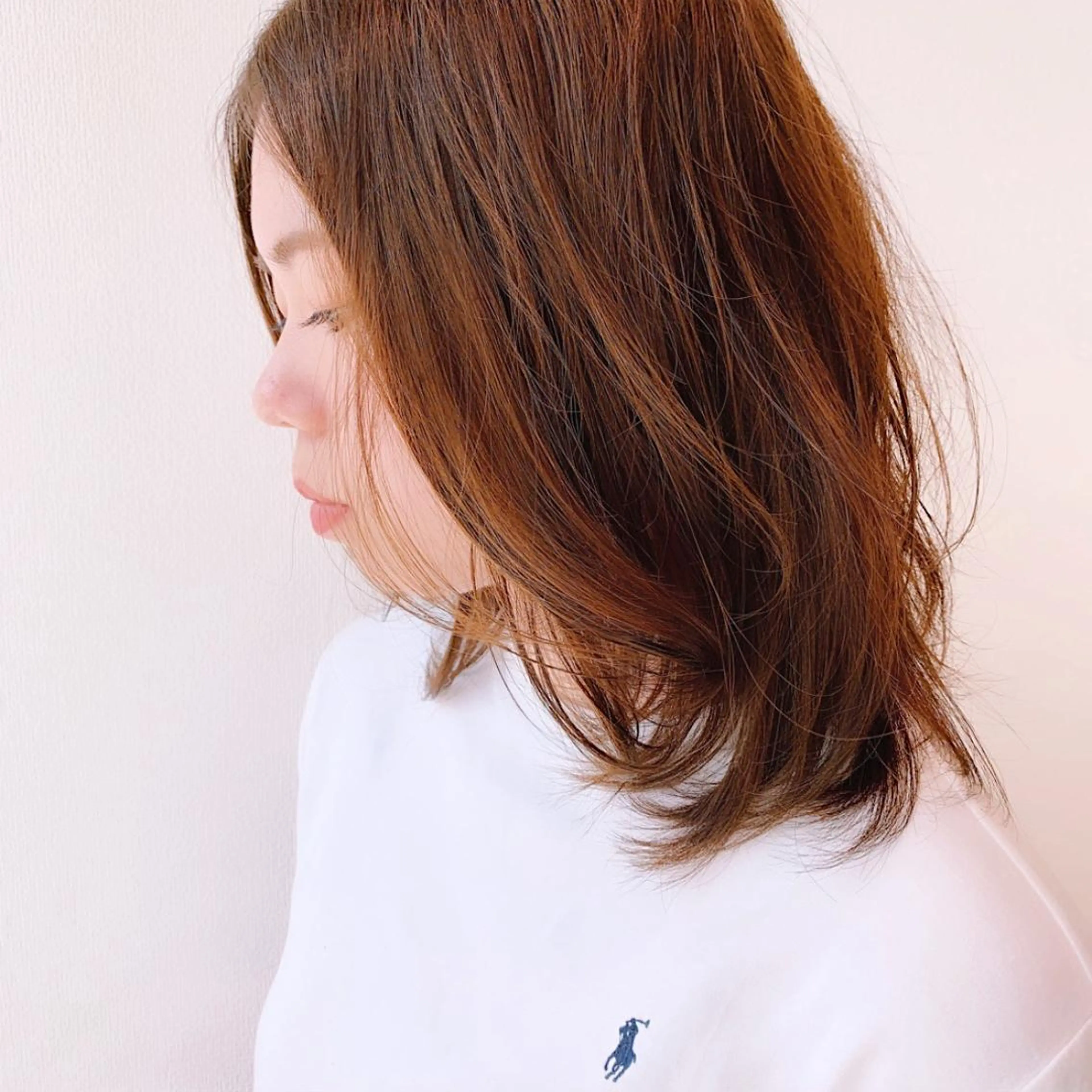 セミロング カラー CODE.LINE所属・中川 竜誠のヘアスタイル
