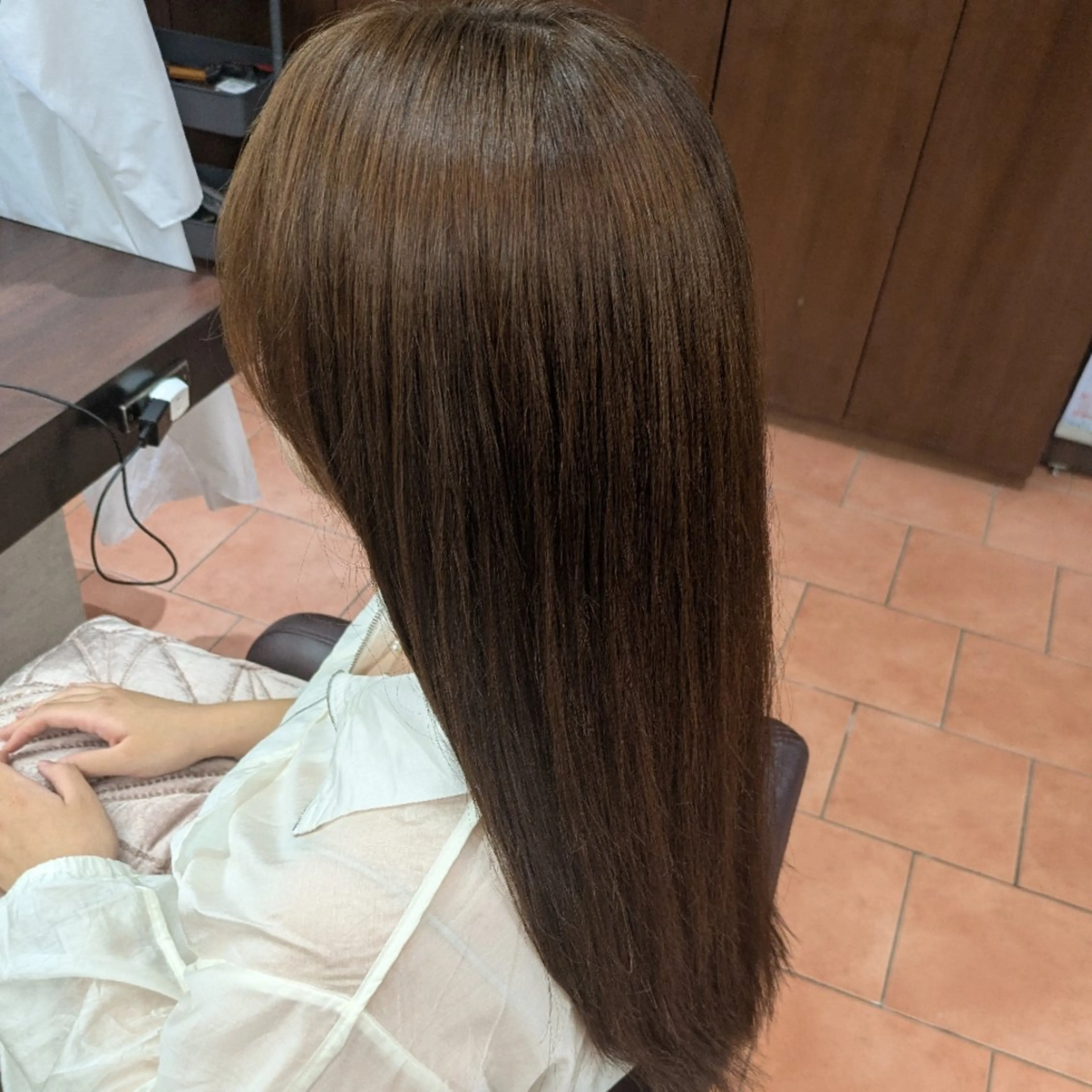 カラー ブリーチ ブラウンカラー ブリーチなしカラー Maison des M.SLASH所属・🌷森田 果南🌷のヘアスタイル