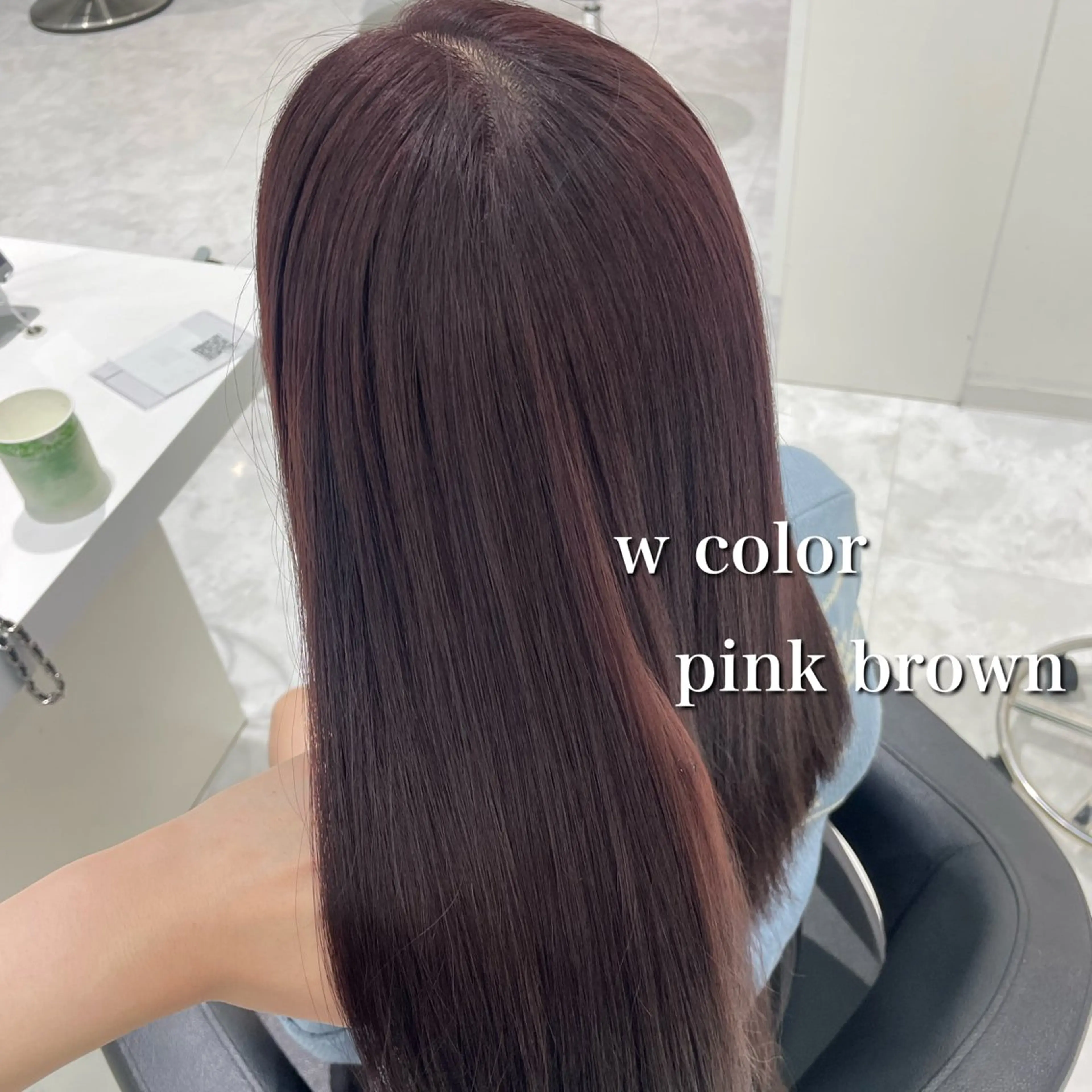 カラー 🤍透明感ブラウン himi🤍のヘアスタイル