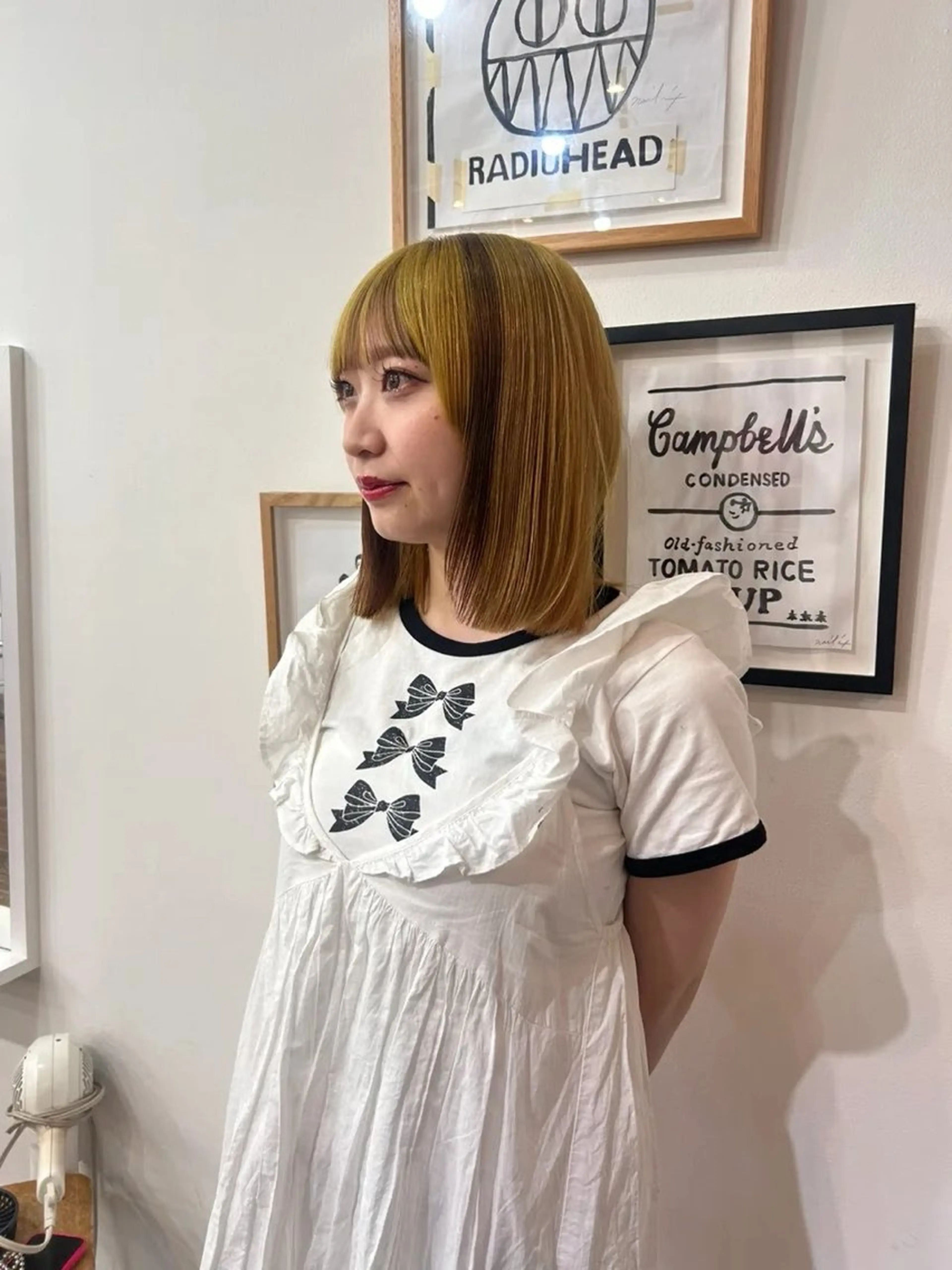 カラー VISION   aoyama所属・かがやしづ ⭐️ハイトーンのヘアスタイル