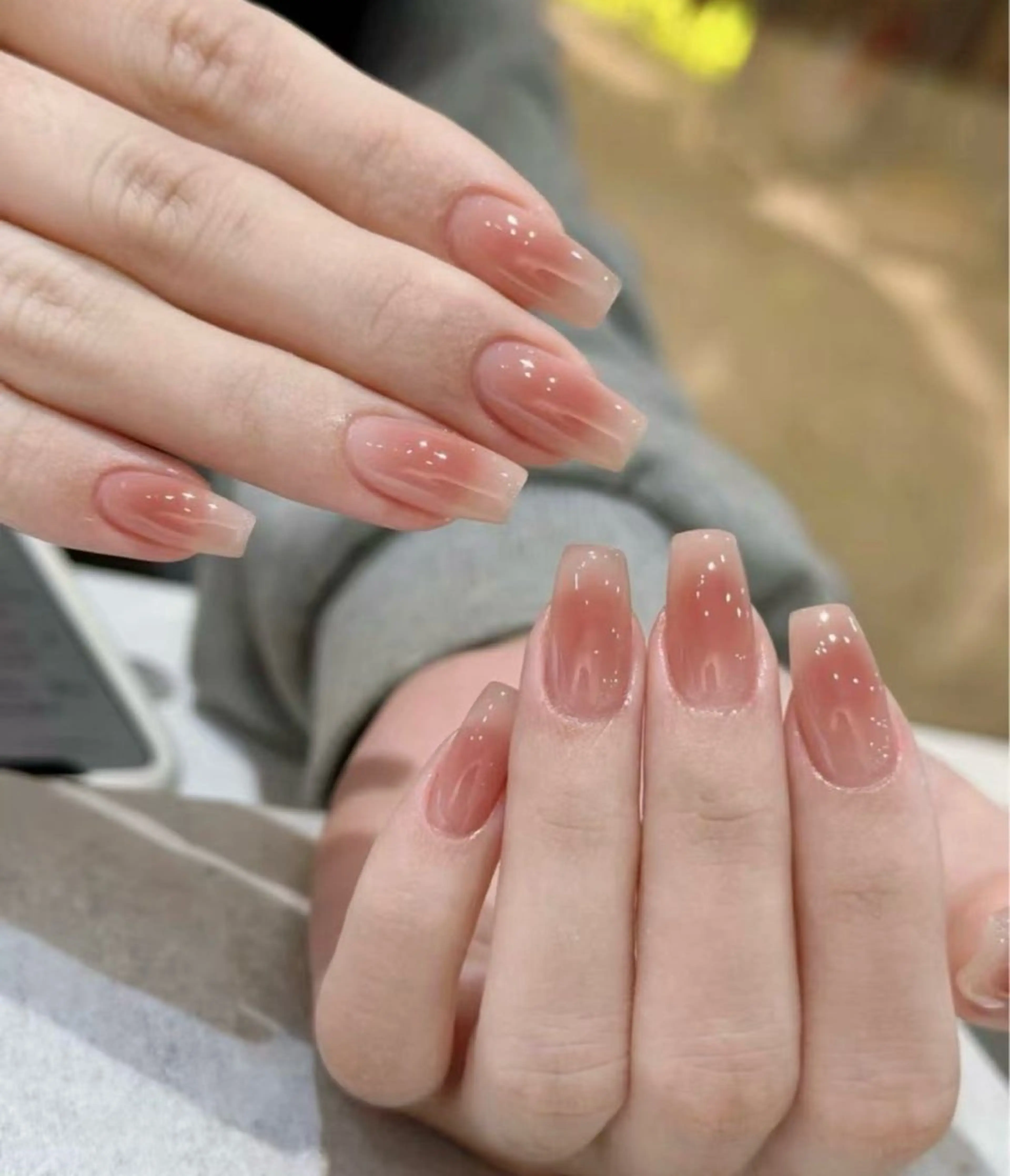 ネイル アートネイル チークネイル 長さ出し フットネイル ジェルネイル ラッキーネイルサロン西川口東口店所属・山田 由奈のネイルデザイン