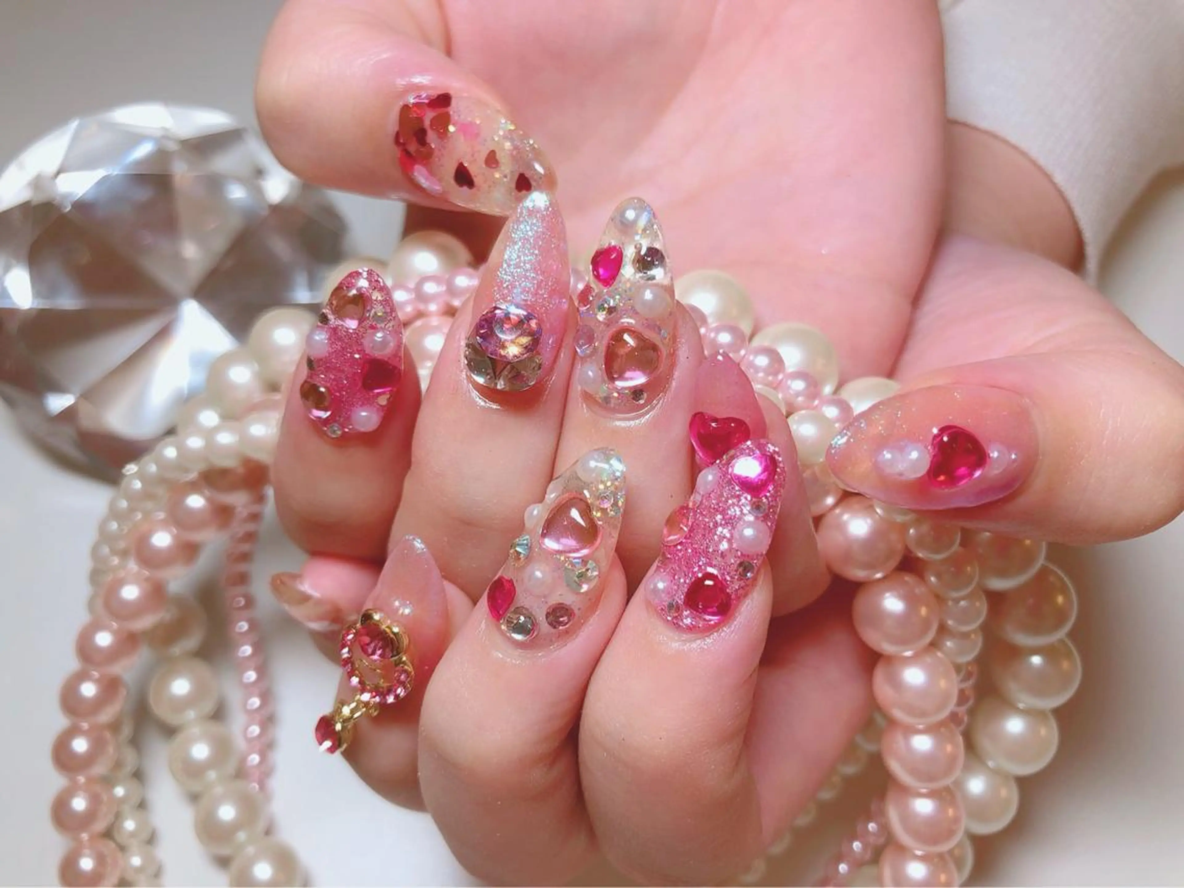 ネイル ハンドネイル nail salon Pink Aliceのネイルデザイン