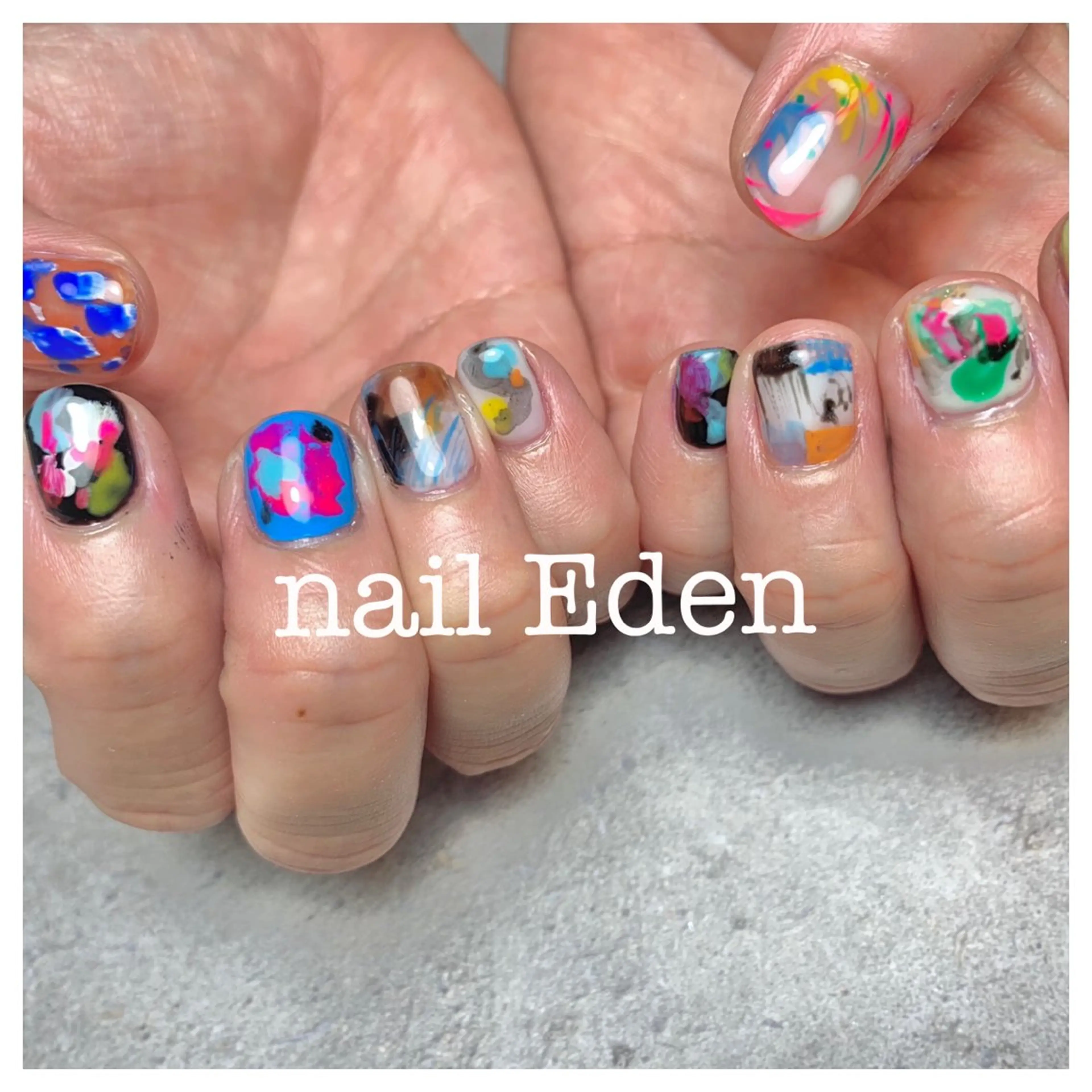 ネイル 持ち込み ハンドネイル ハンドケア Eden　private nail saron所属・Eden ♾️のネイルデザイン
