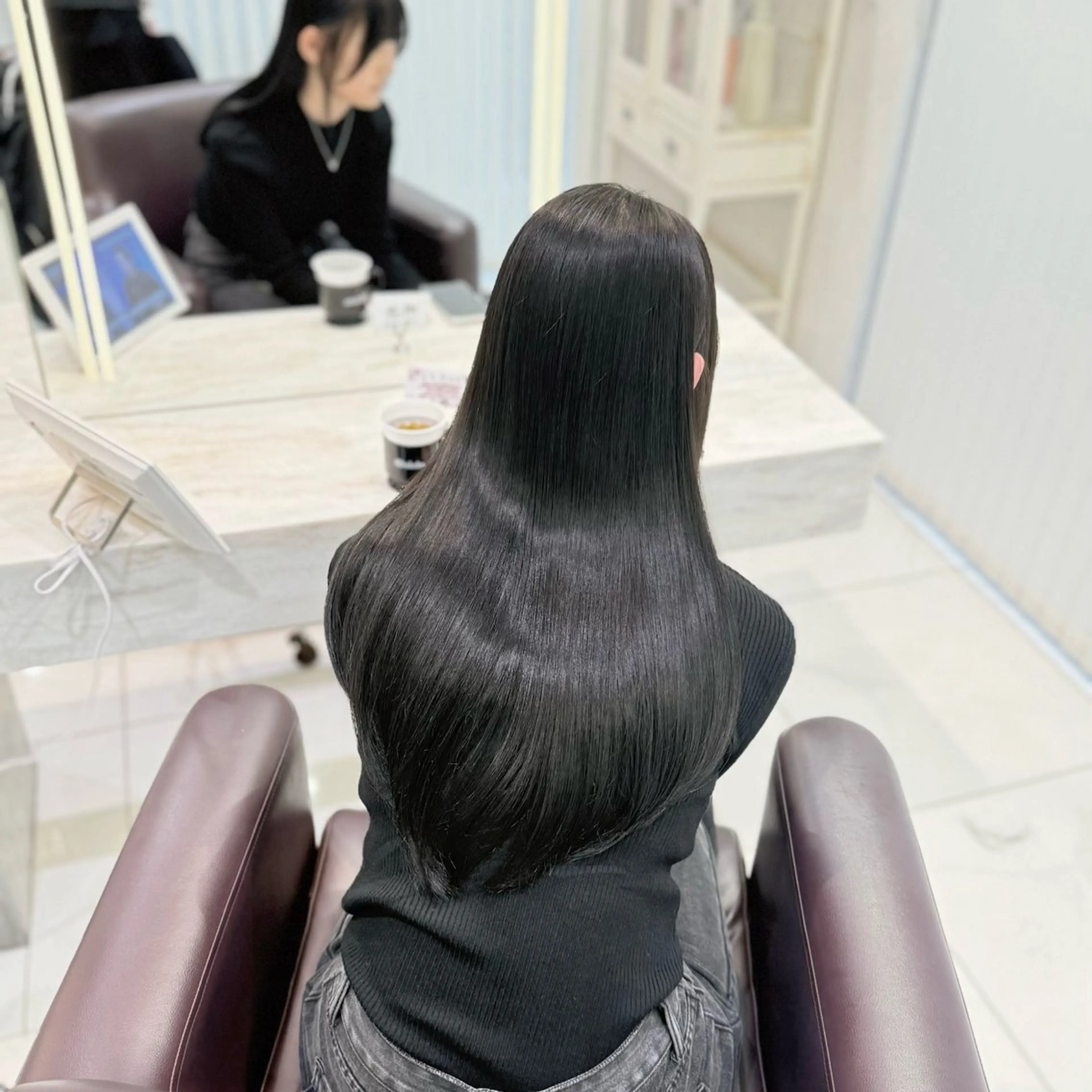 ロング カット ヘアカラー トリートメント すずき なつき🌙のヘアスタイル