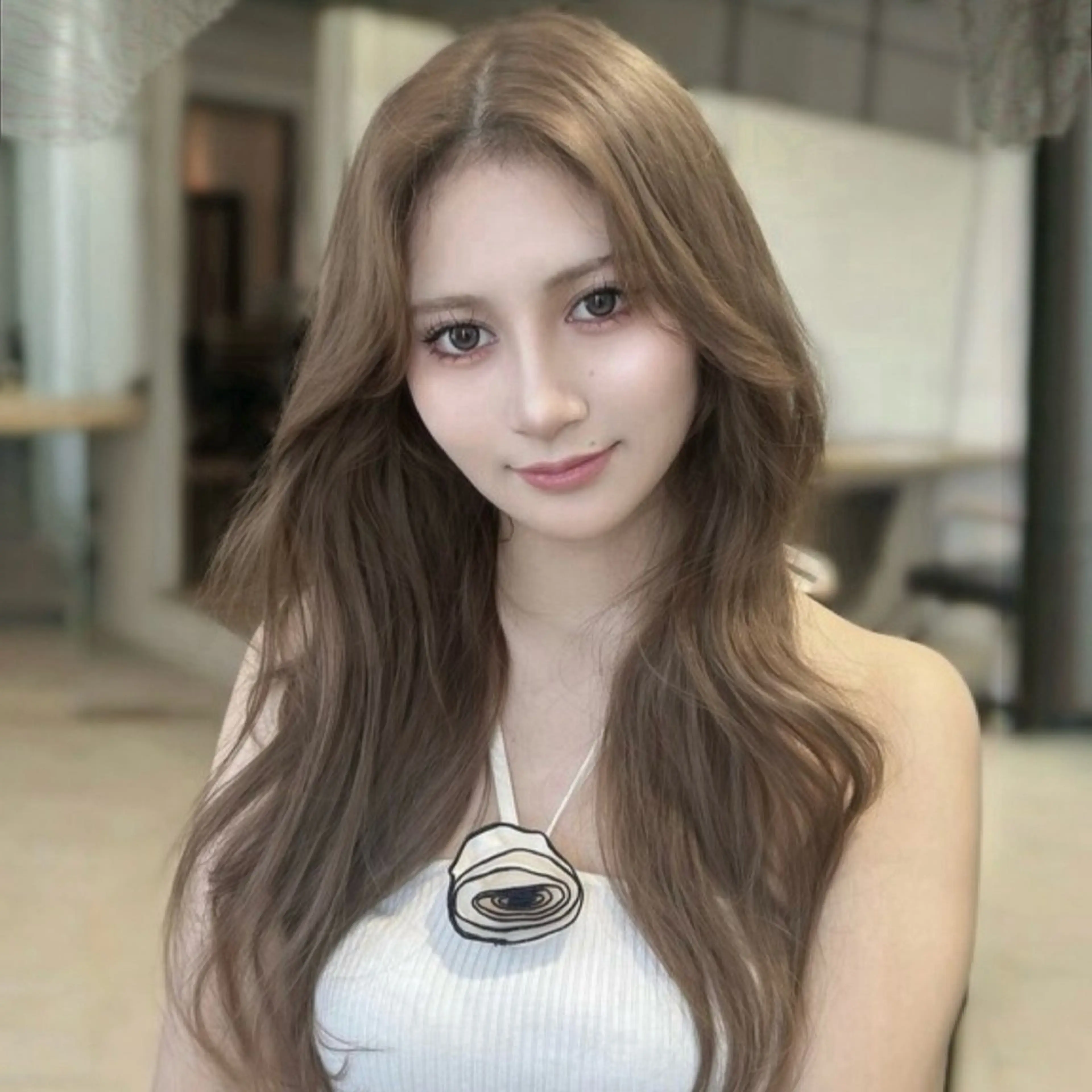 ロング ヘアカラー トリートメント .⋆𝜗𝜚表参道︎ ︎︎✧Hiraraのヘアスタイル