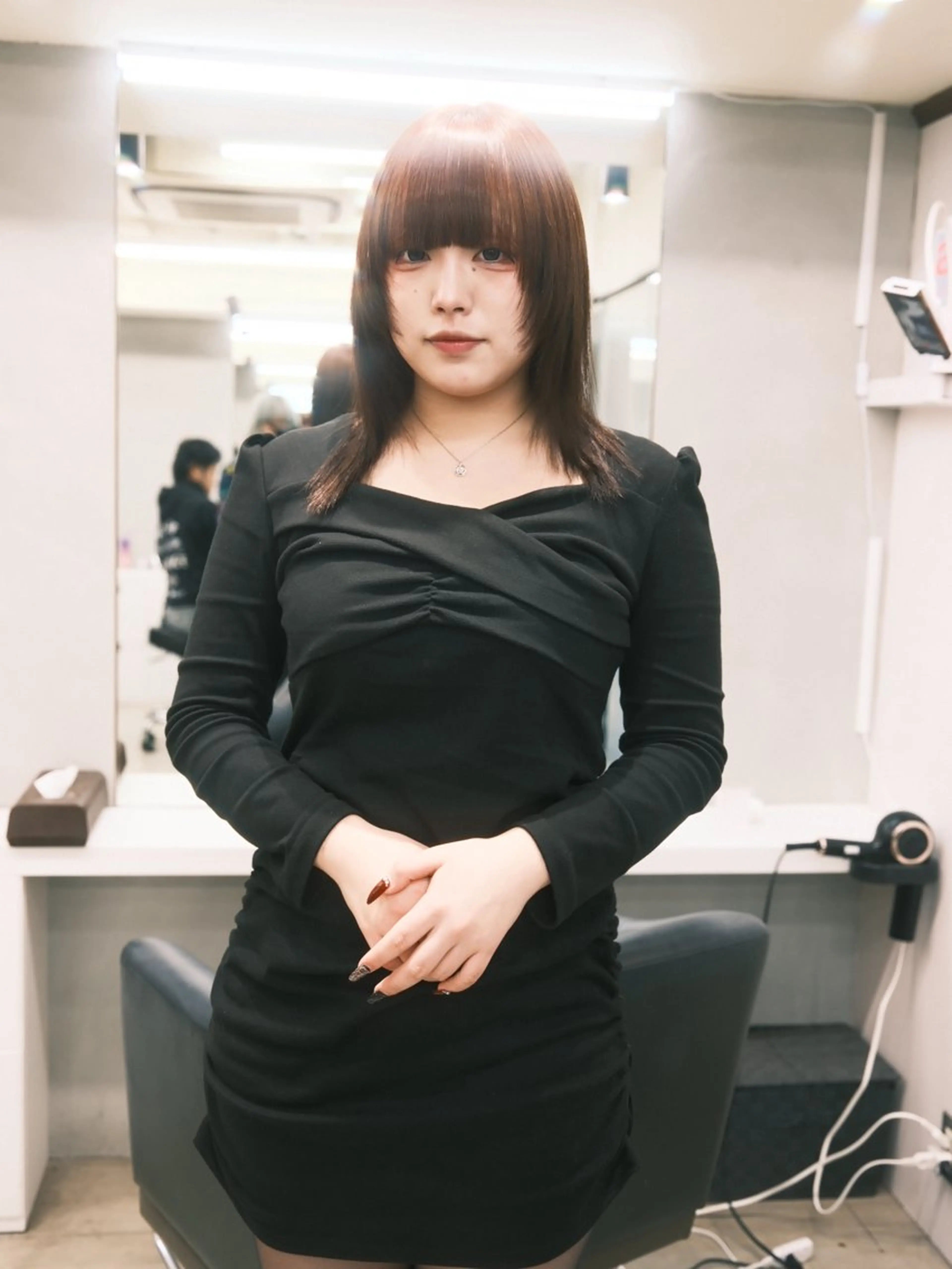 ミディアム カラー ヘアアレンジ ヘアカラー トリートメント 個性爆弾💣 ダブルカラー/ゆかのヘアスタイル