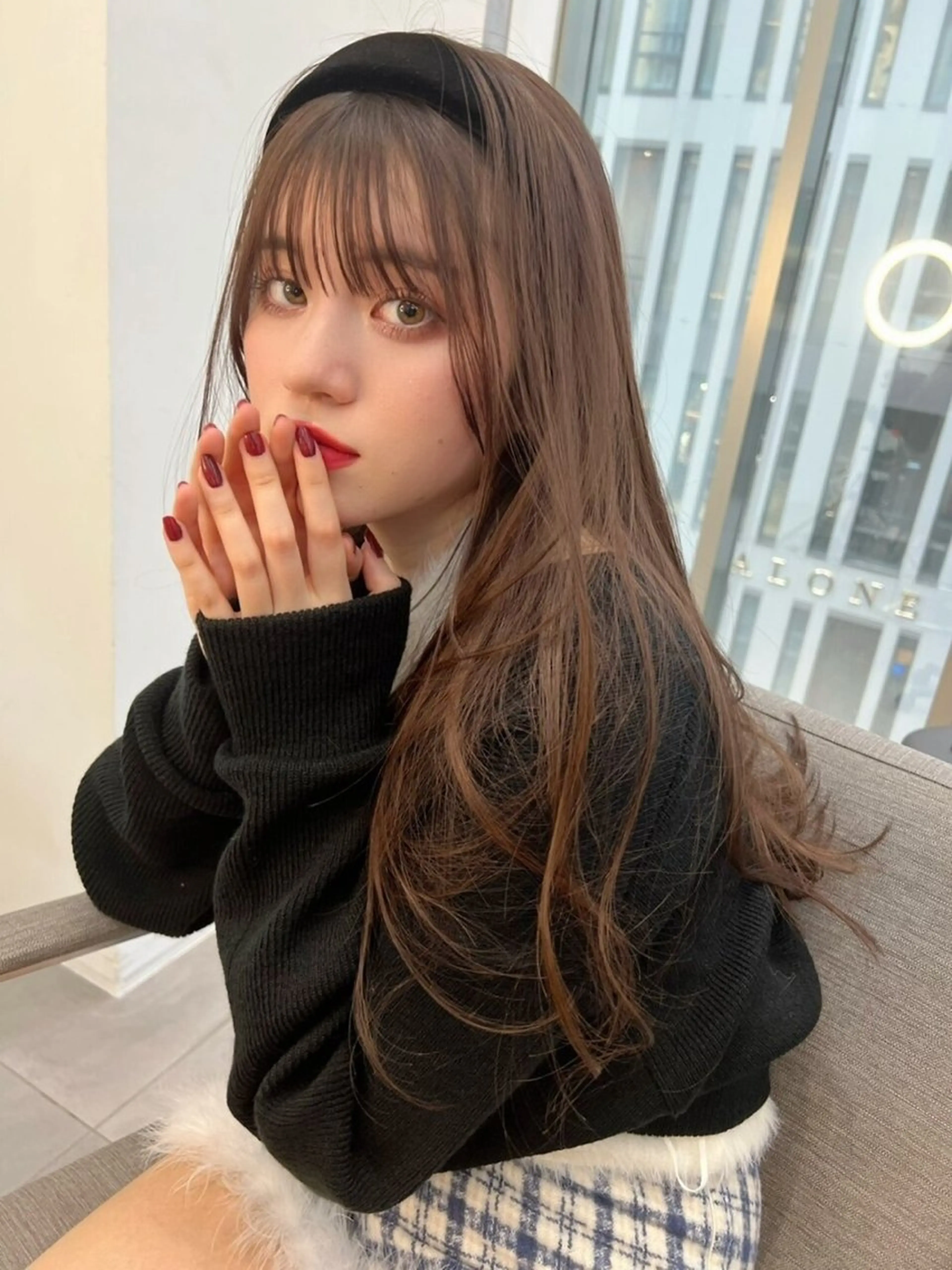 カラー 💖艶韓国ヘア /新宿/山下颯子💖のヘアスタイル