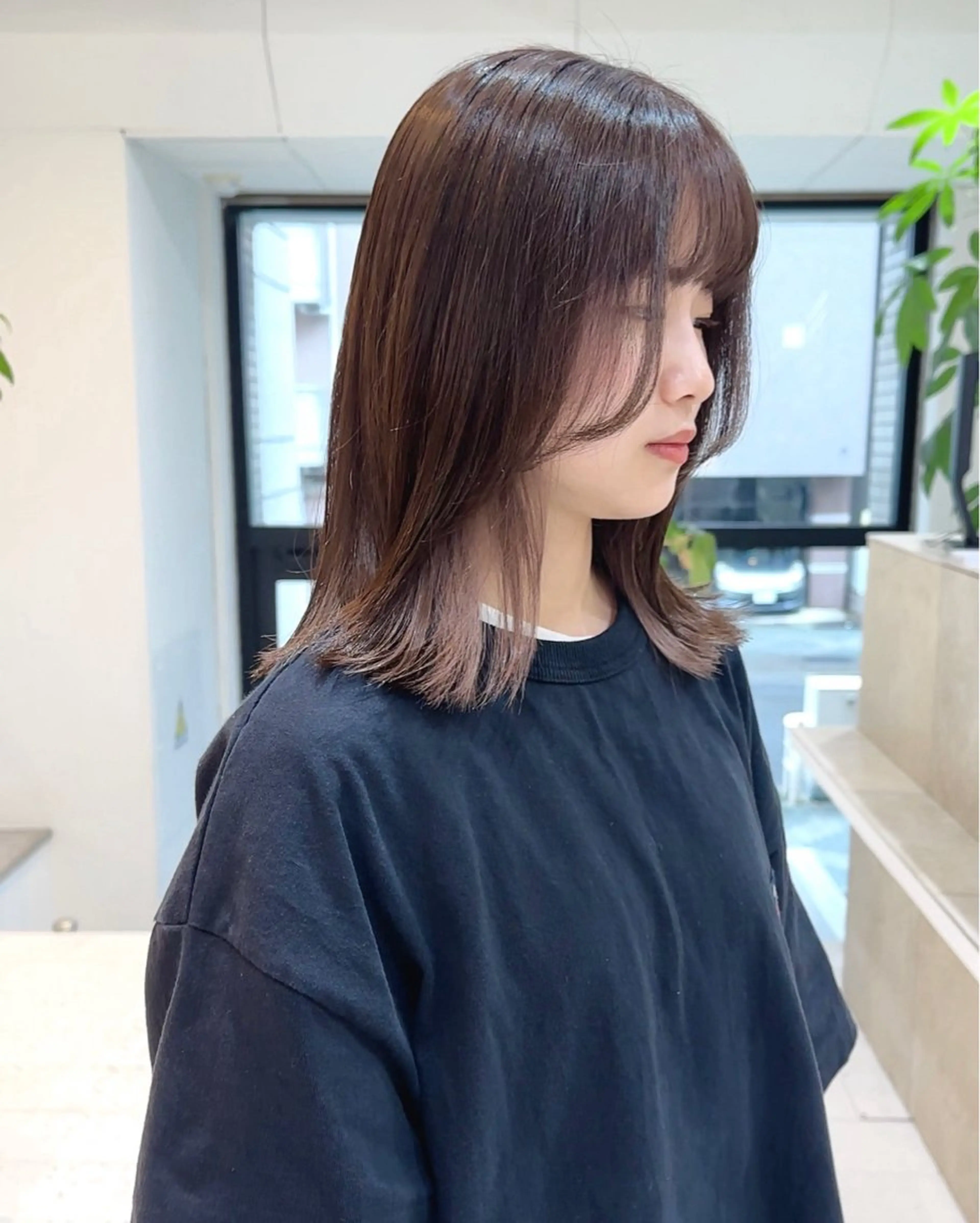 ミディアム etore 矢場町 南沙希のヘアスタイル