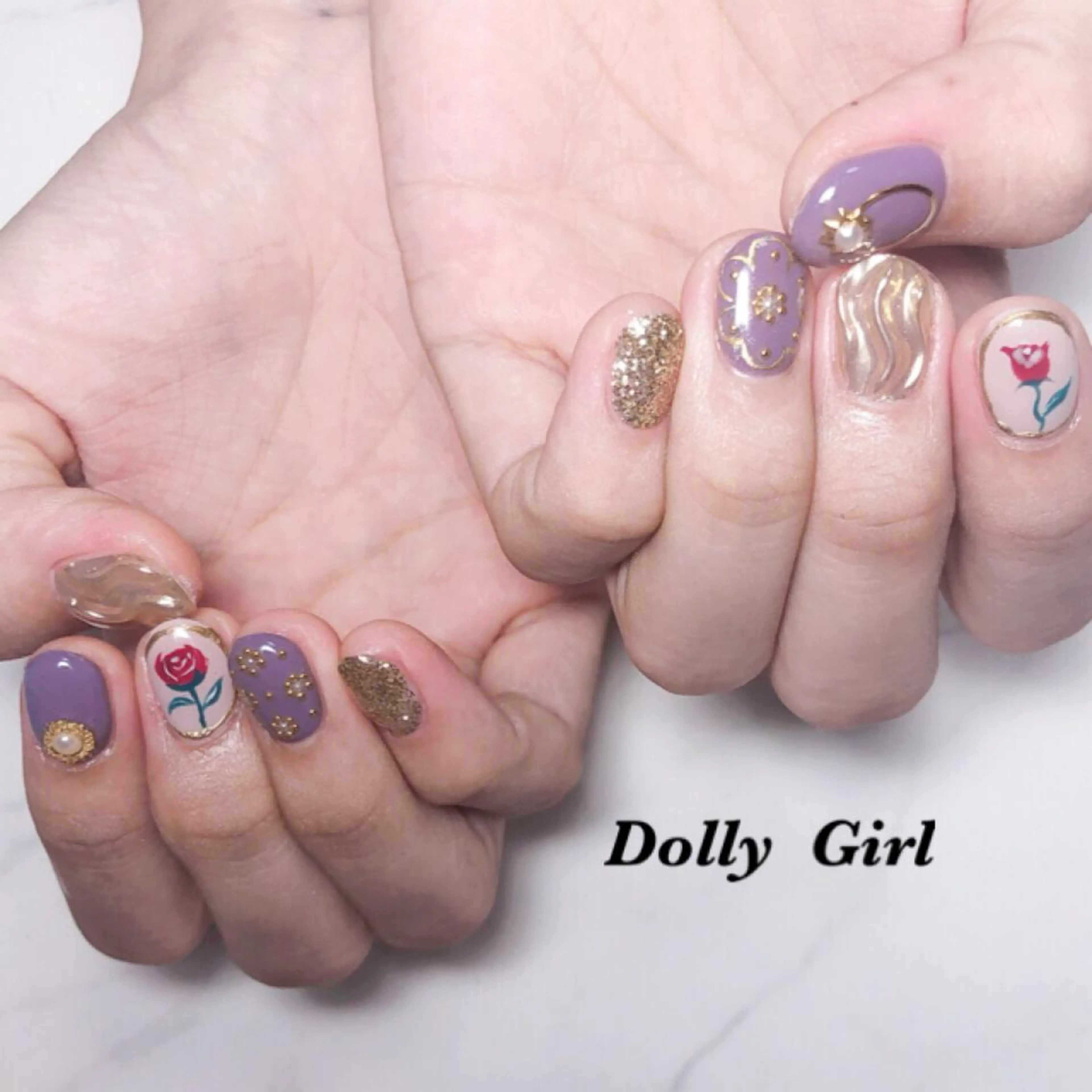 ネイル 個室ネイルサロンDolly Girl〜ドーリーガール〜所属・DollyGirl KYOKOのネイルデザイン