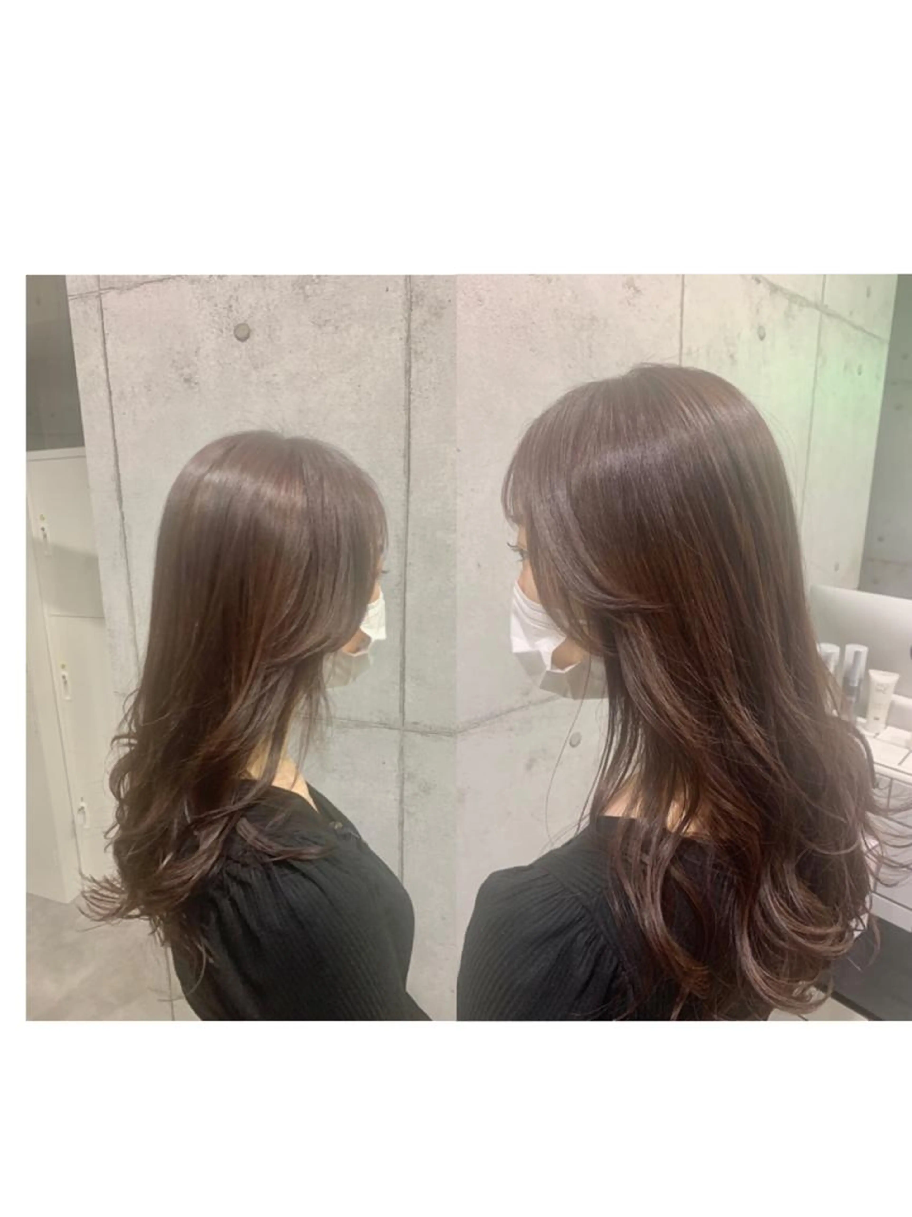 💜お手頃人気ご新規様💜メンテナンスカット毛先・毛量調整等+ 艶色・透明カラー+潤いケアトリートメント6000円の写真