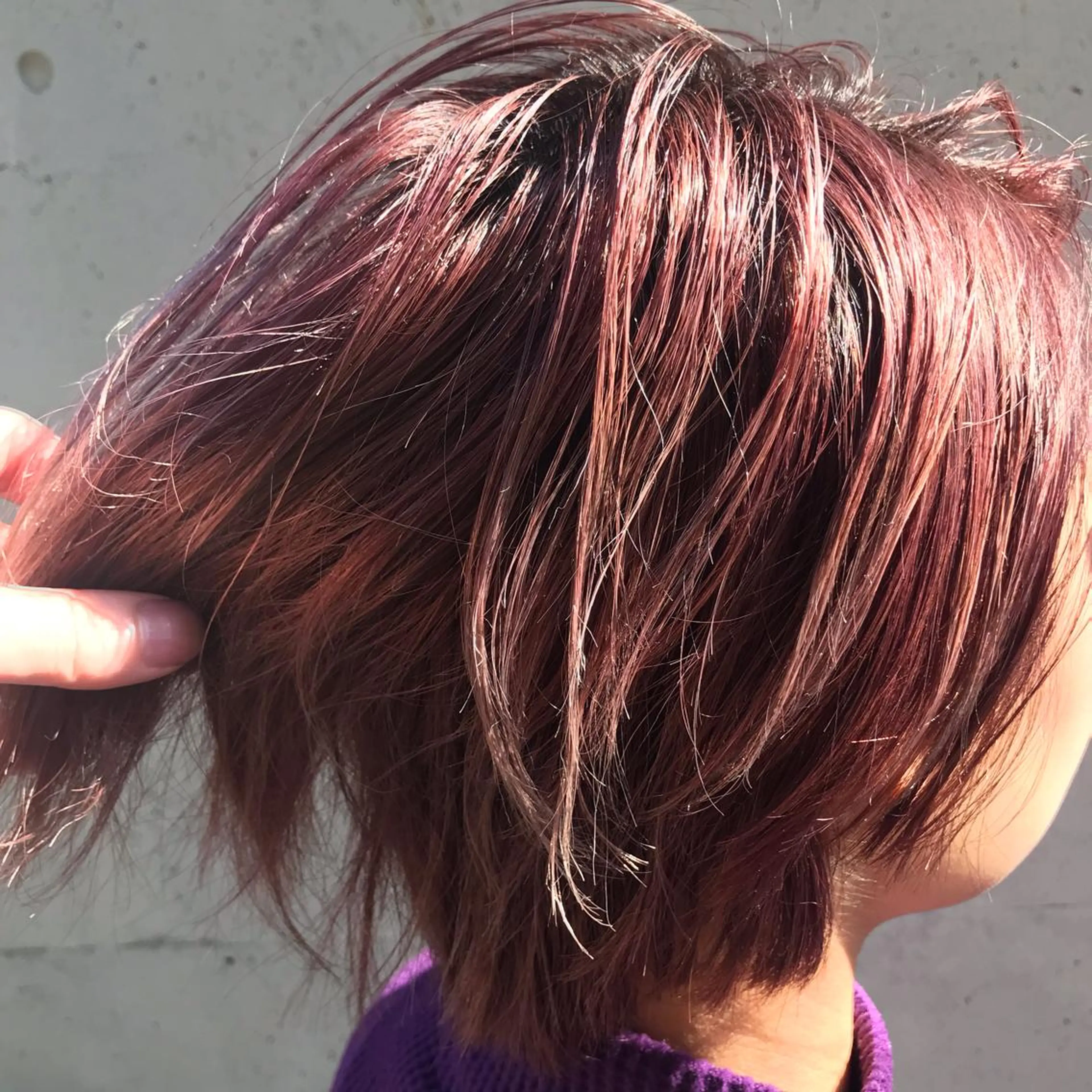 ショート カラー JUNTA 梅田茶屋町のヘアスタイル