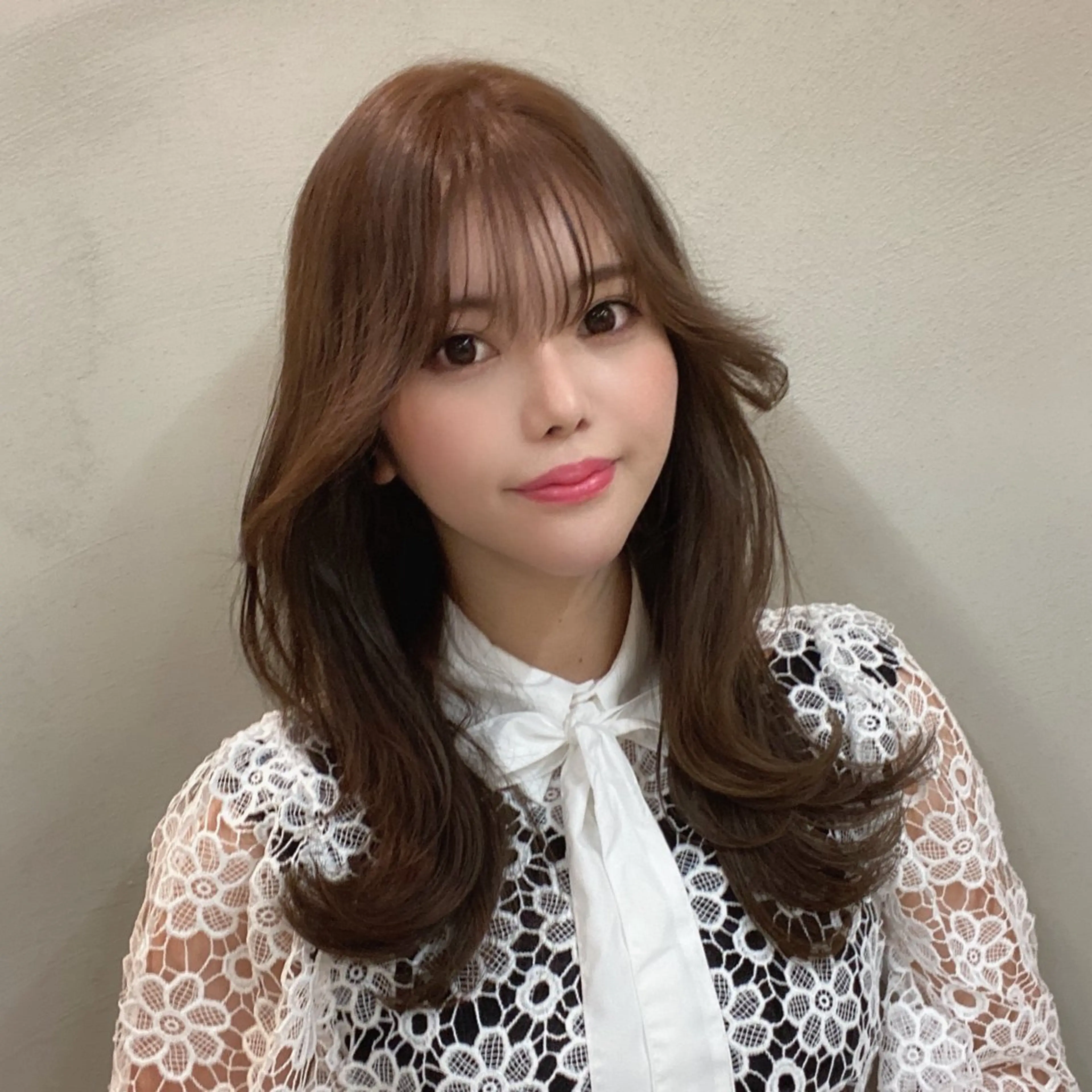 セミロング くびれヘア 森 隆秀/韓国ヘアのヘアスタイル