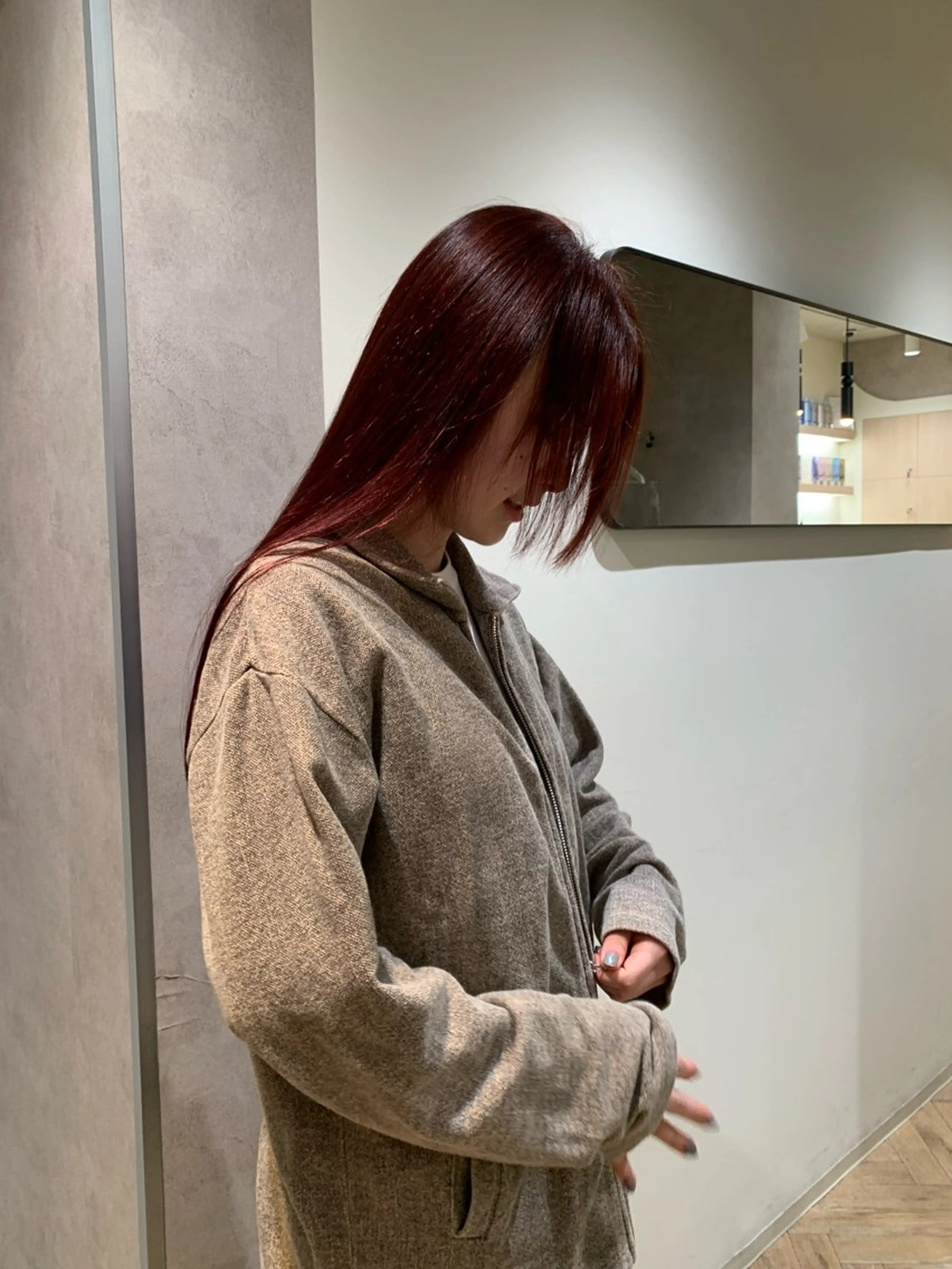 ロング Nu:v所属・moe/ 透明感カラー/恵比寿のヘアスタイル