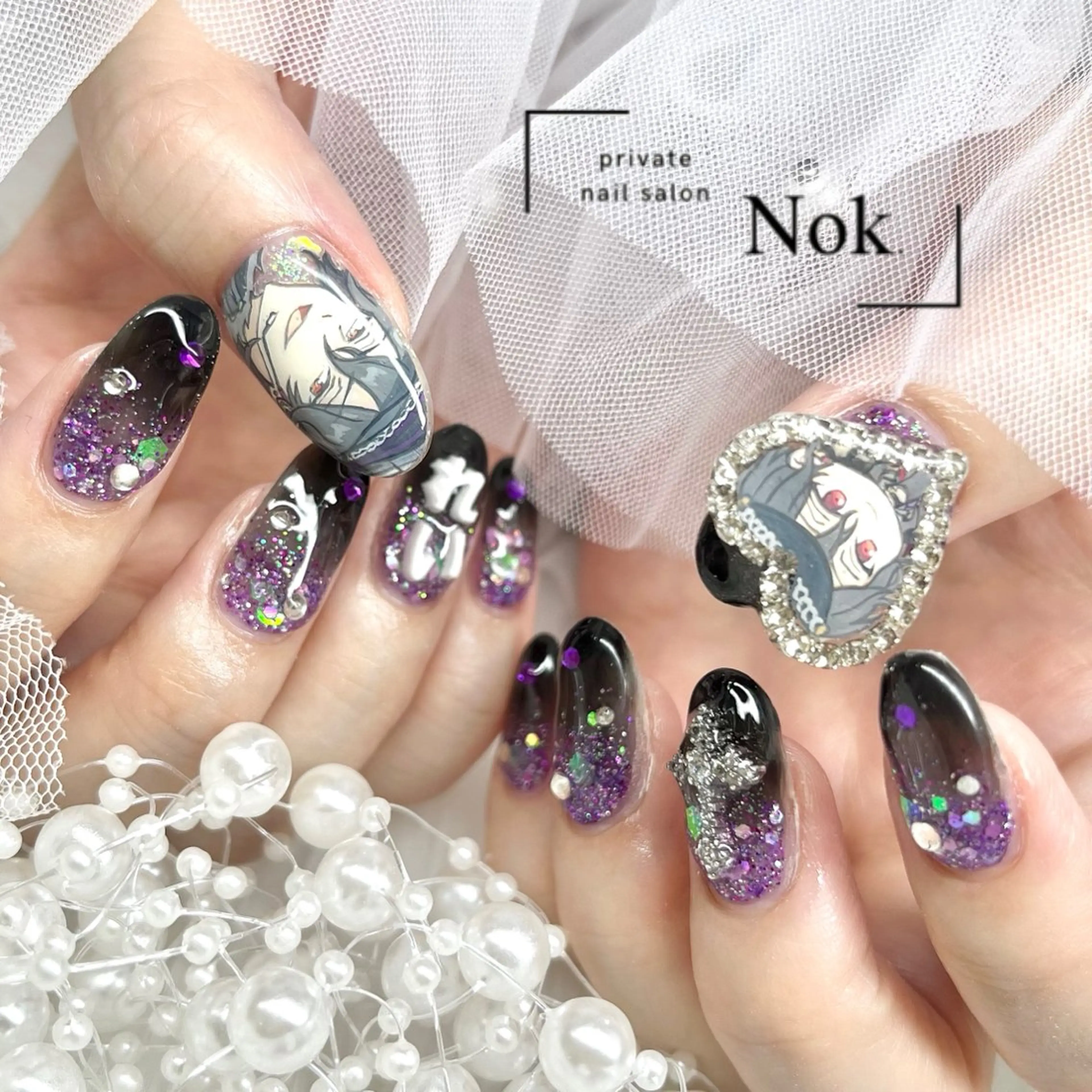 ネイル ハンドネイル 池袋痛ネイル Nok. 渡辺のネイルデザイン