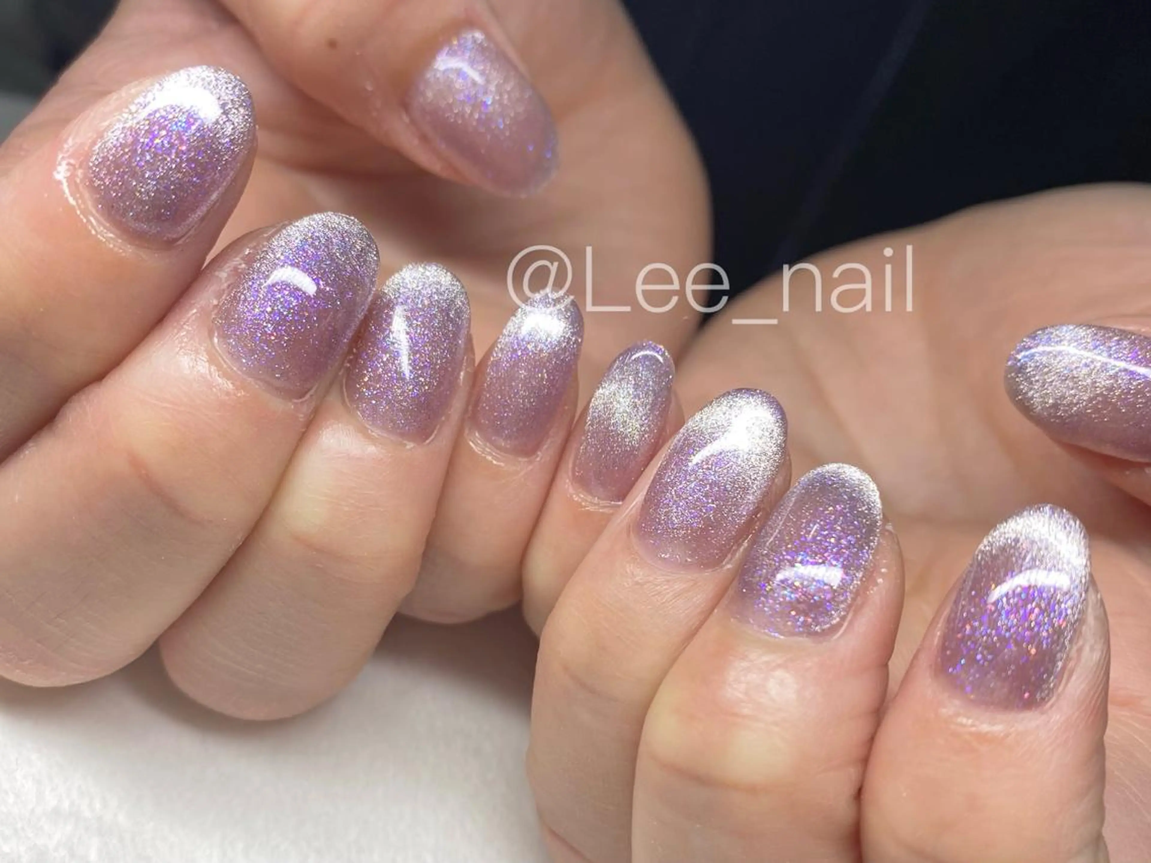 ネイル マグネットネイル ハンドネイル Lee_ nailのネイルデザイン