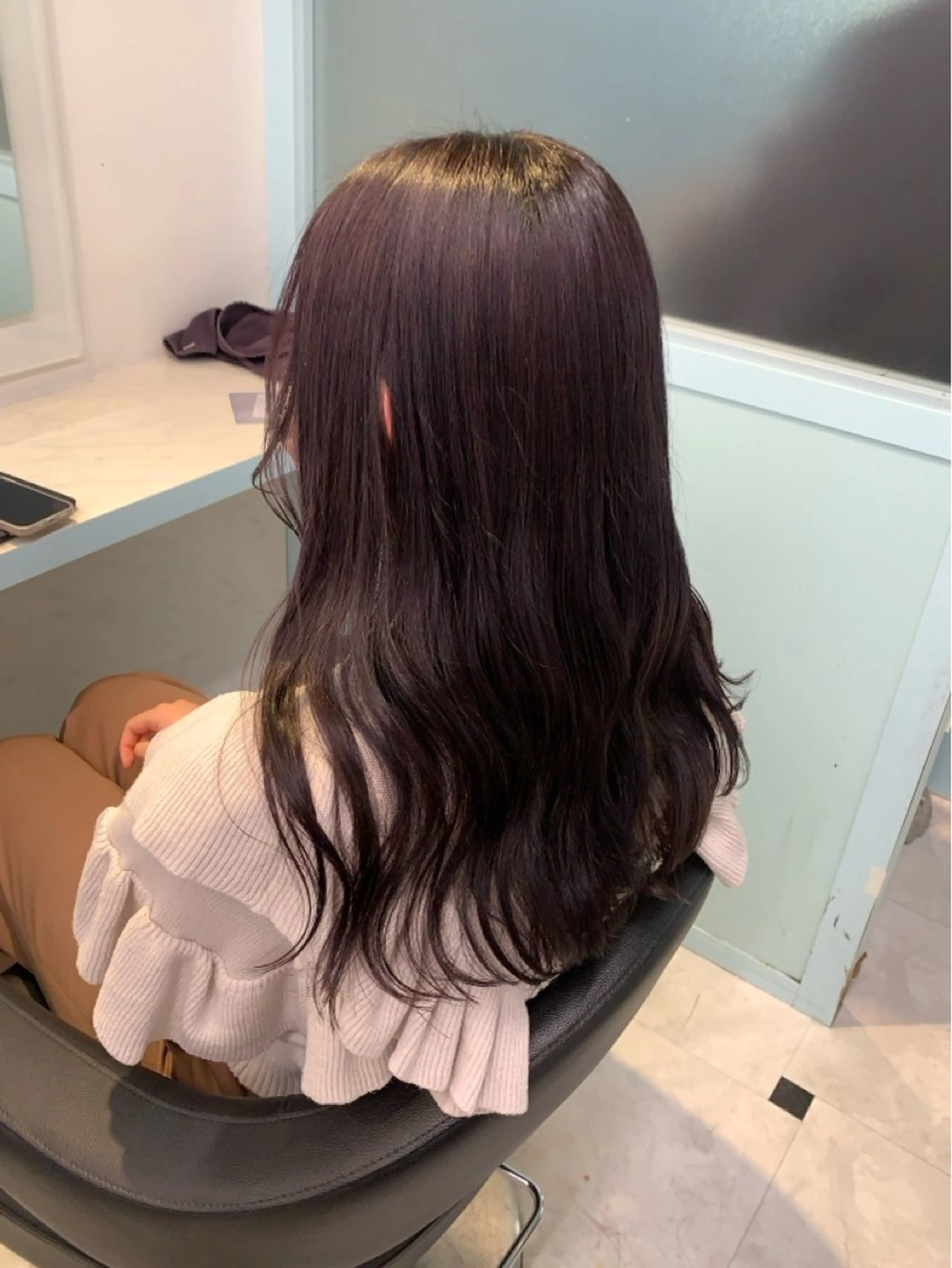 ロング カラー ナチュラルベージュ 🧸yuuna🧋のヘアスタイル