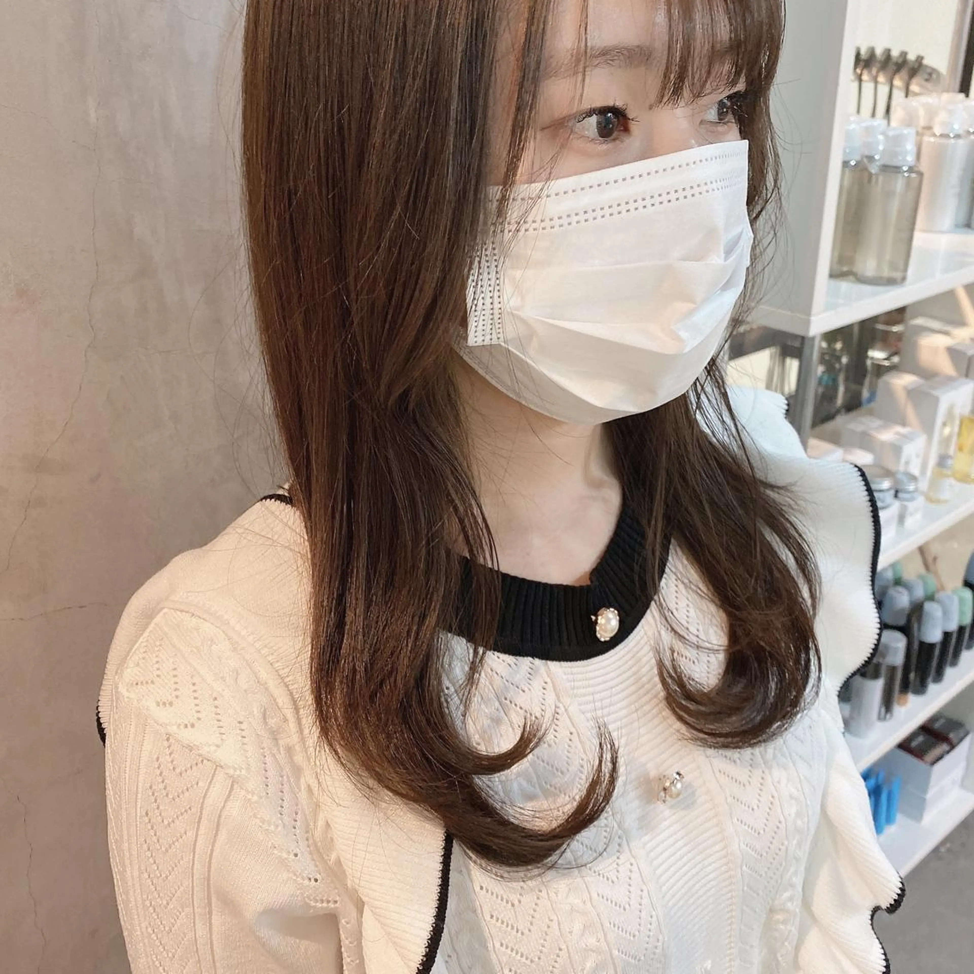 セミロング カラー ヘアアレンジ stylist/蛯谷 珠里のヘアスタイル