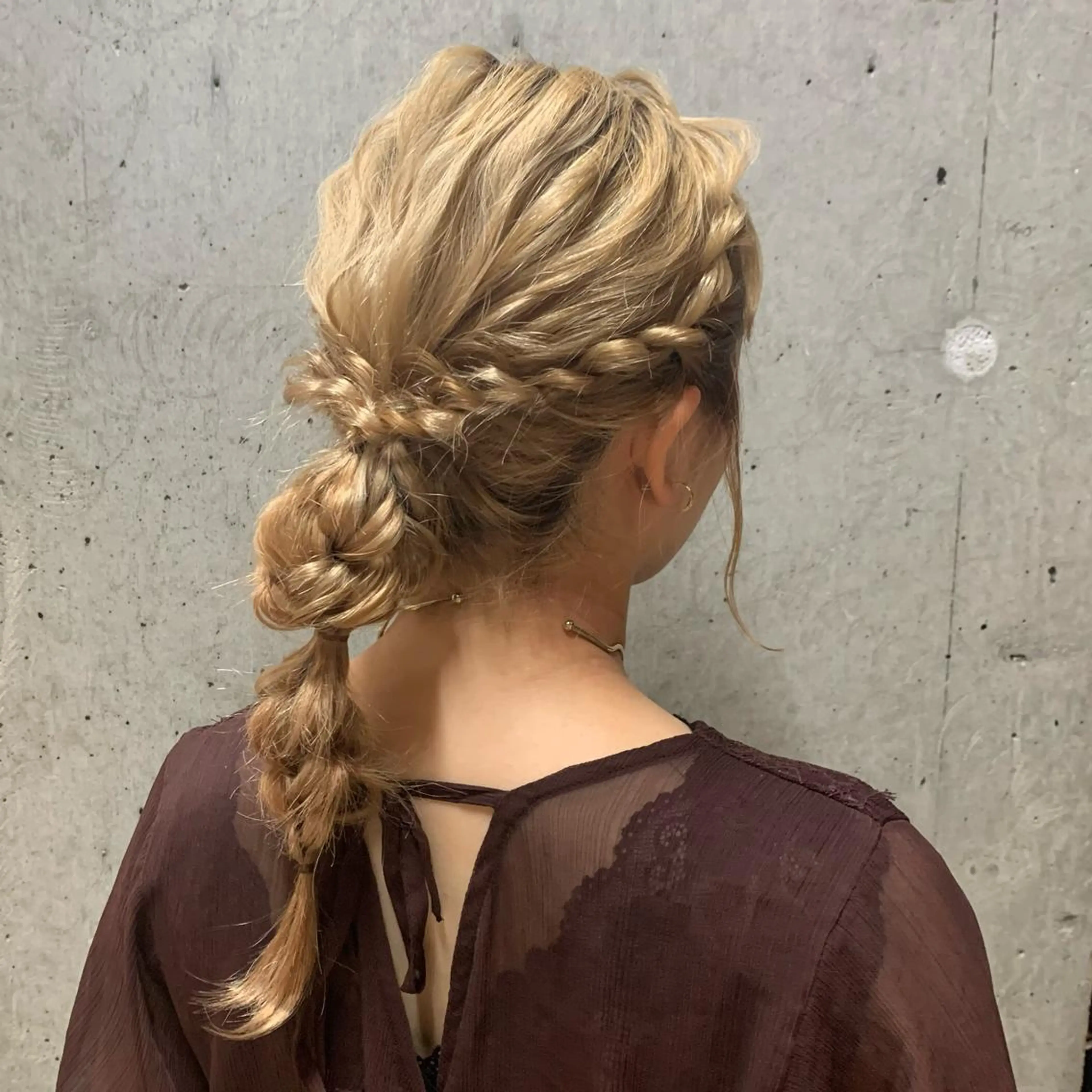 ヘアアレンジ ヘアセット 🎀taro ブリーチなしカラーのヘアスタイル