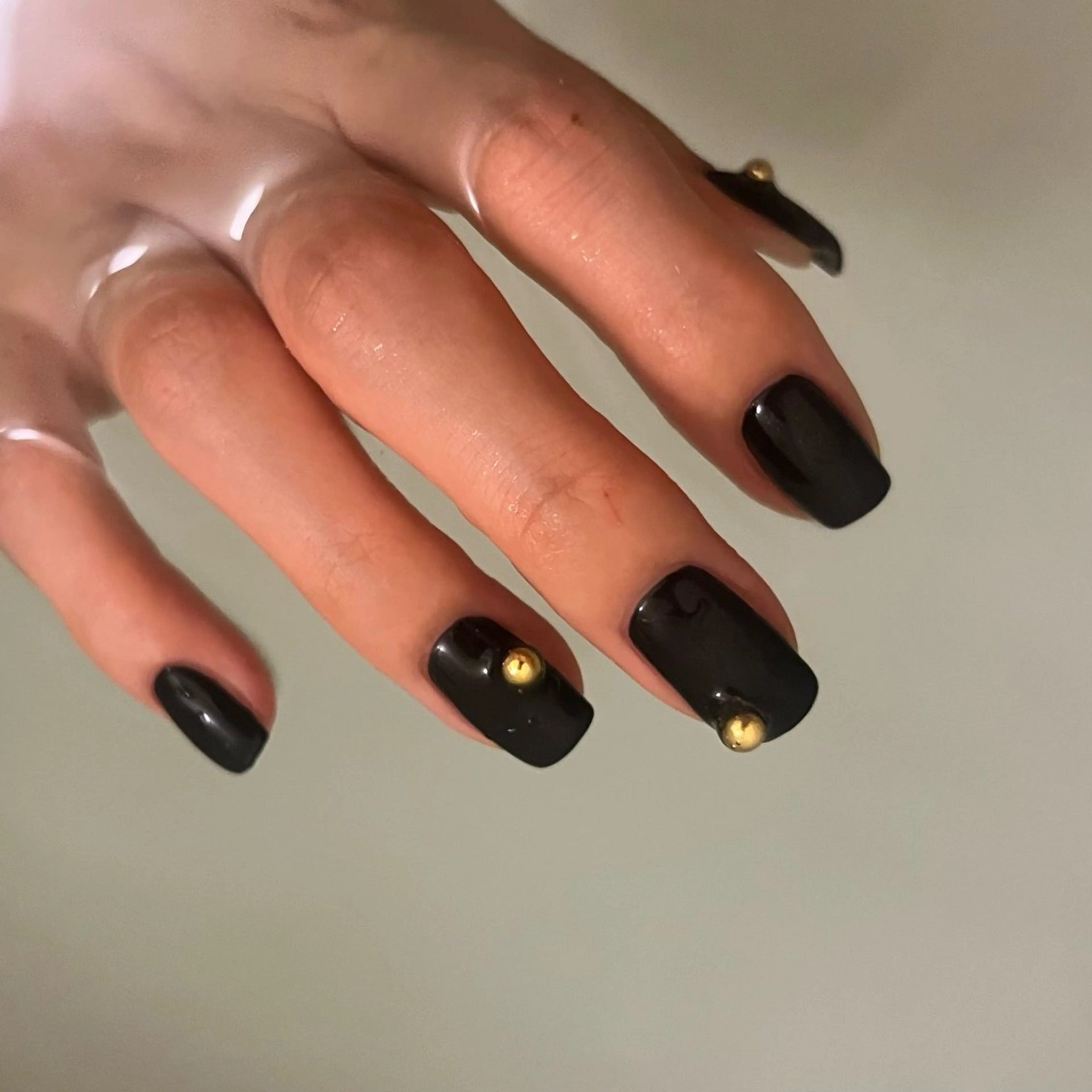 ネイル グリーン ハンドネイル nail salon O (en)所属・vegh. nail/阿波座のネイルデザイン