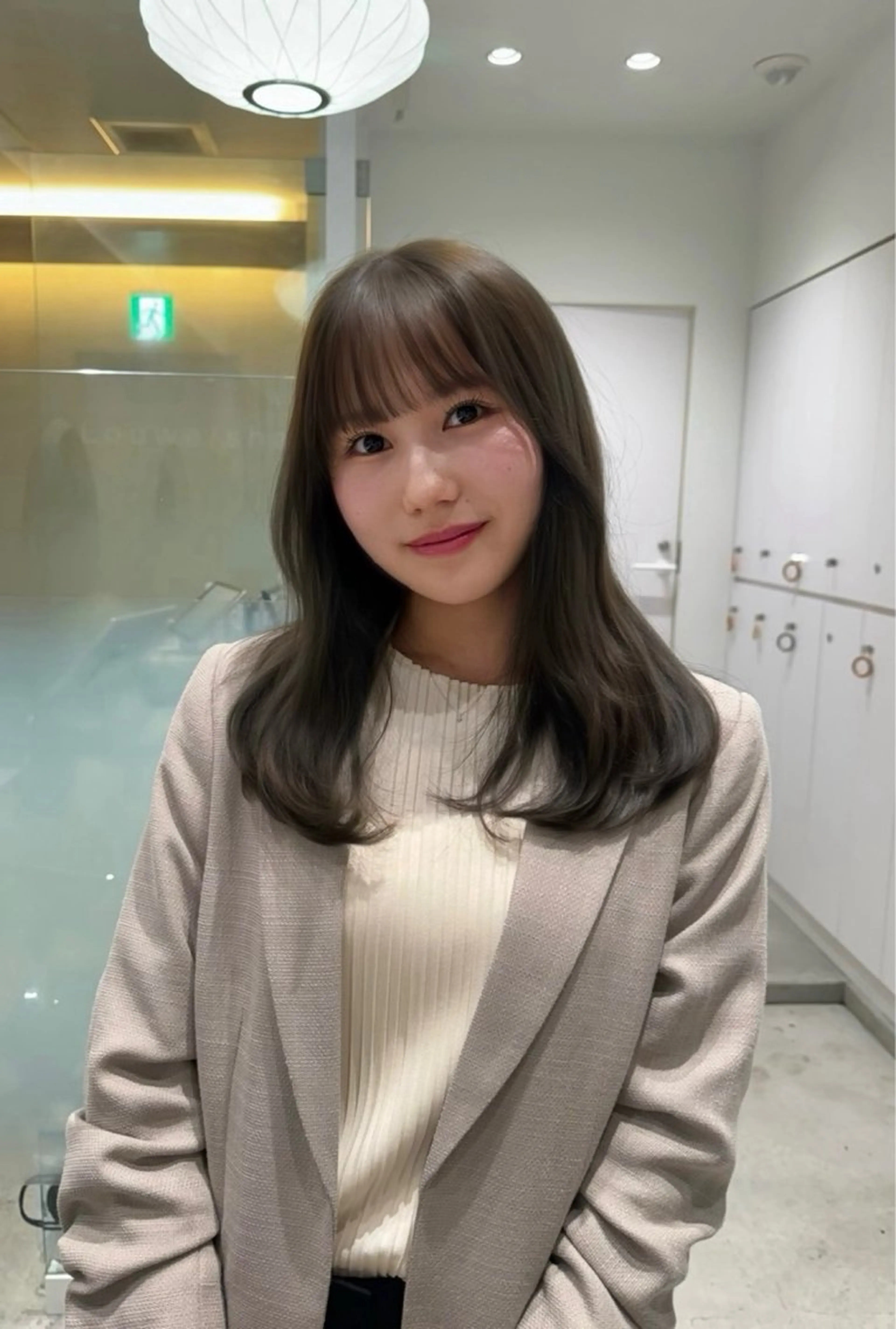 セミロング カラー ベージュカラー オリーブベージュ COAPLUS所属・透明感color特化 🪄cocoroのヘアスタイル