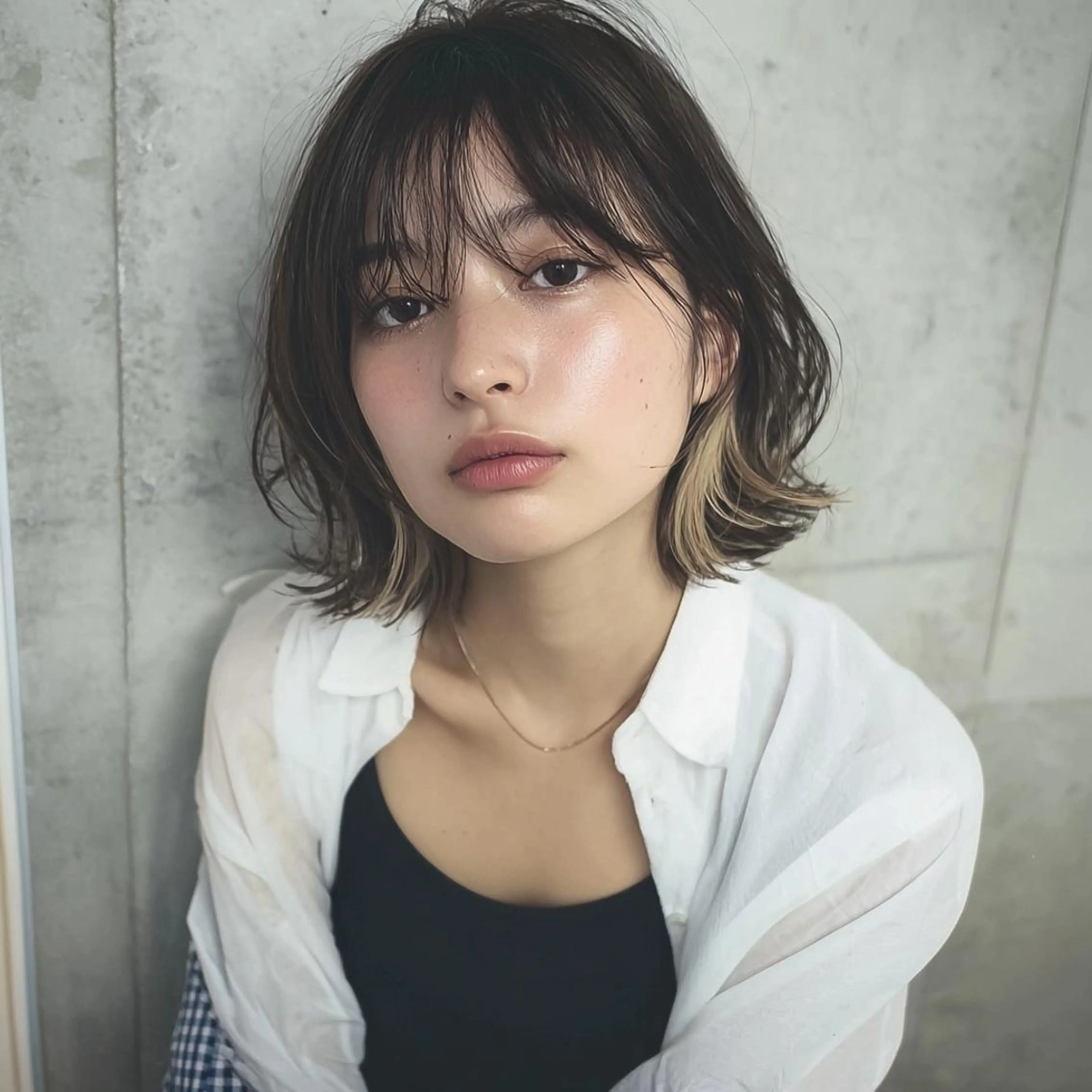 カラー 女性カット🌀 カラー⭐️大坂望心のヘアスタイル