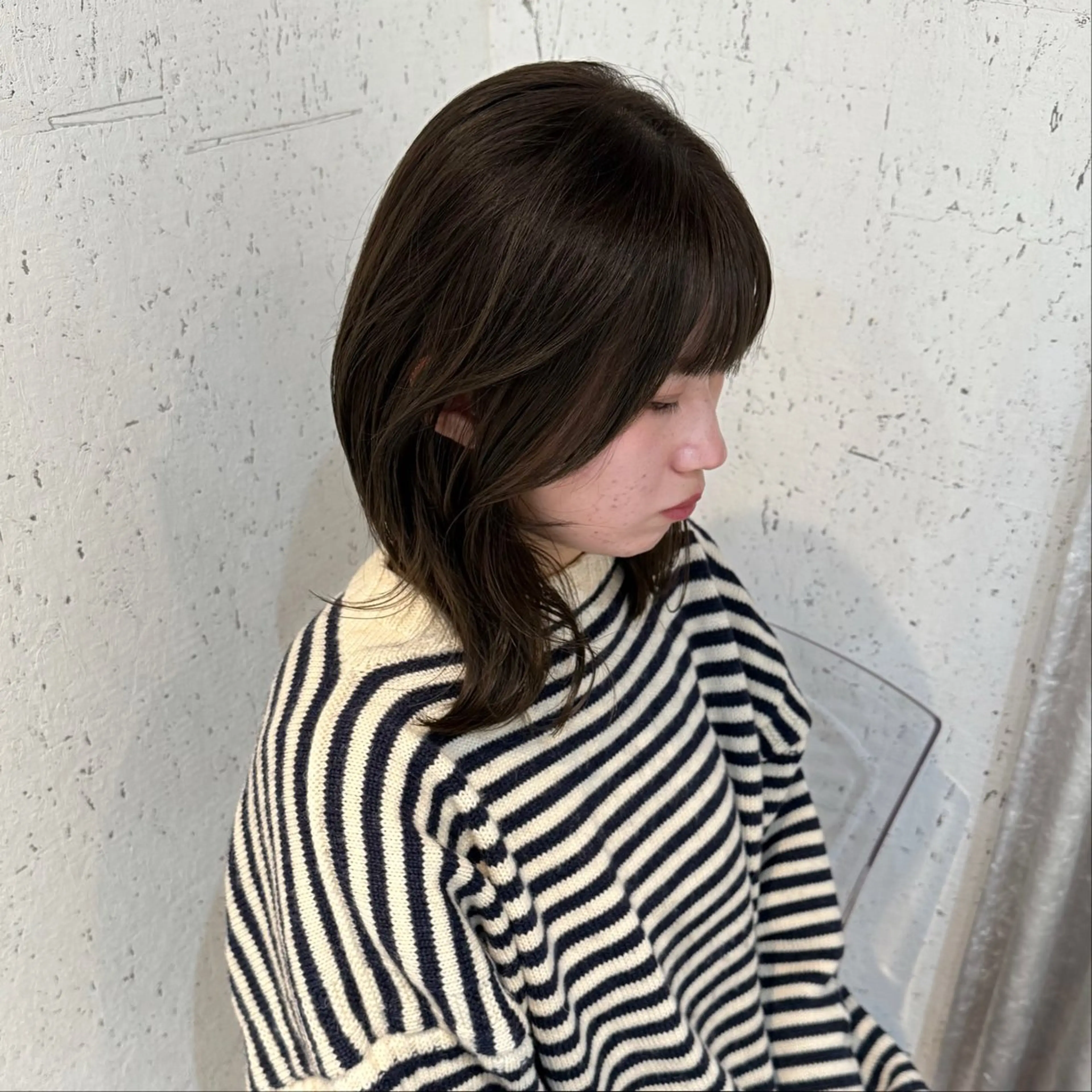 ミディアム カラー カット ヘアカラー トリートメント mai / linoah˚✧のヘアスタイル