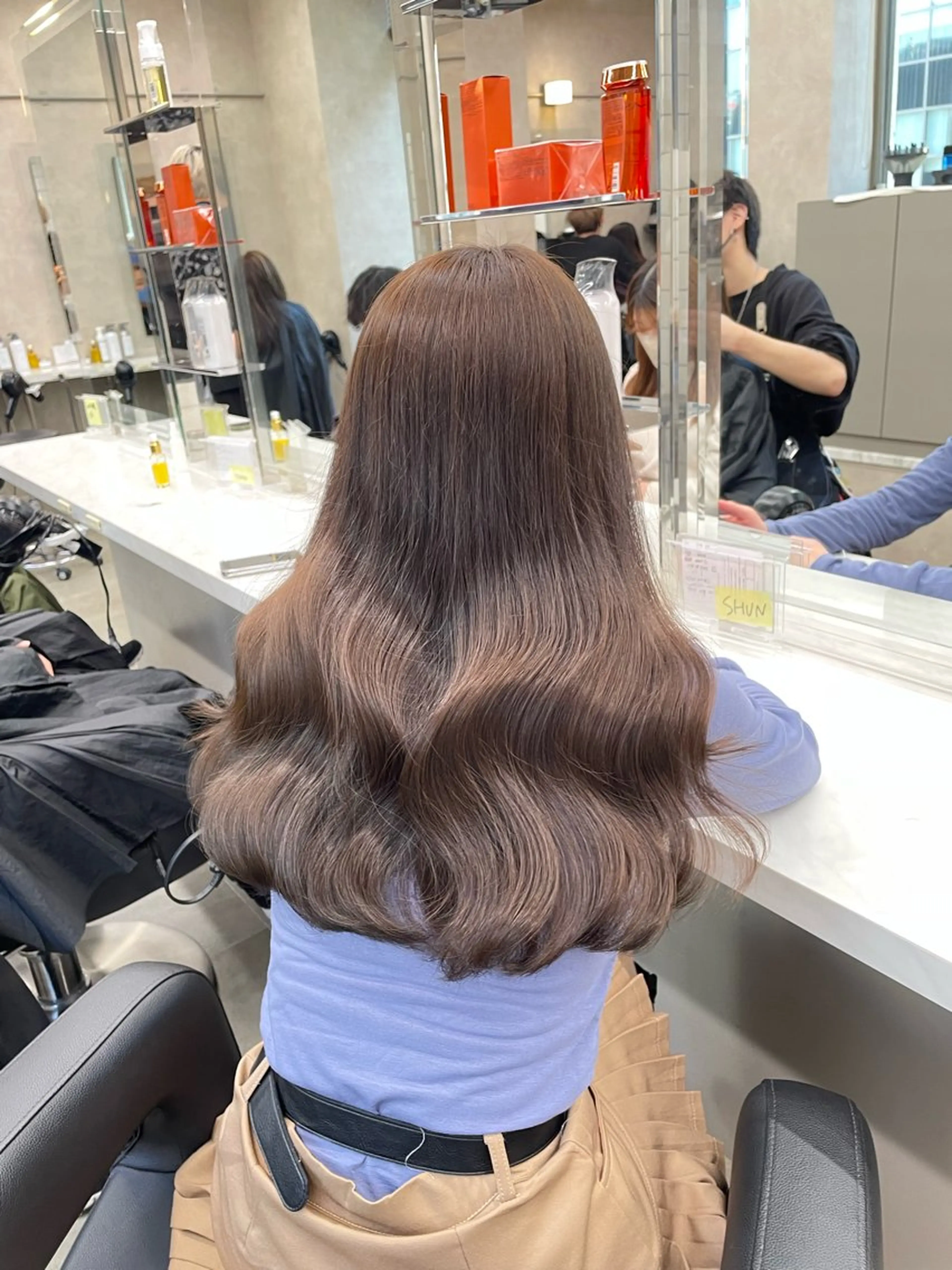 ロング ヘアカラー トリートメント 透明感カラー/ レイヤーカット/優大のヘアスタイル