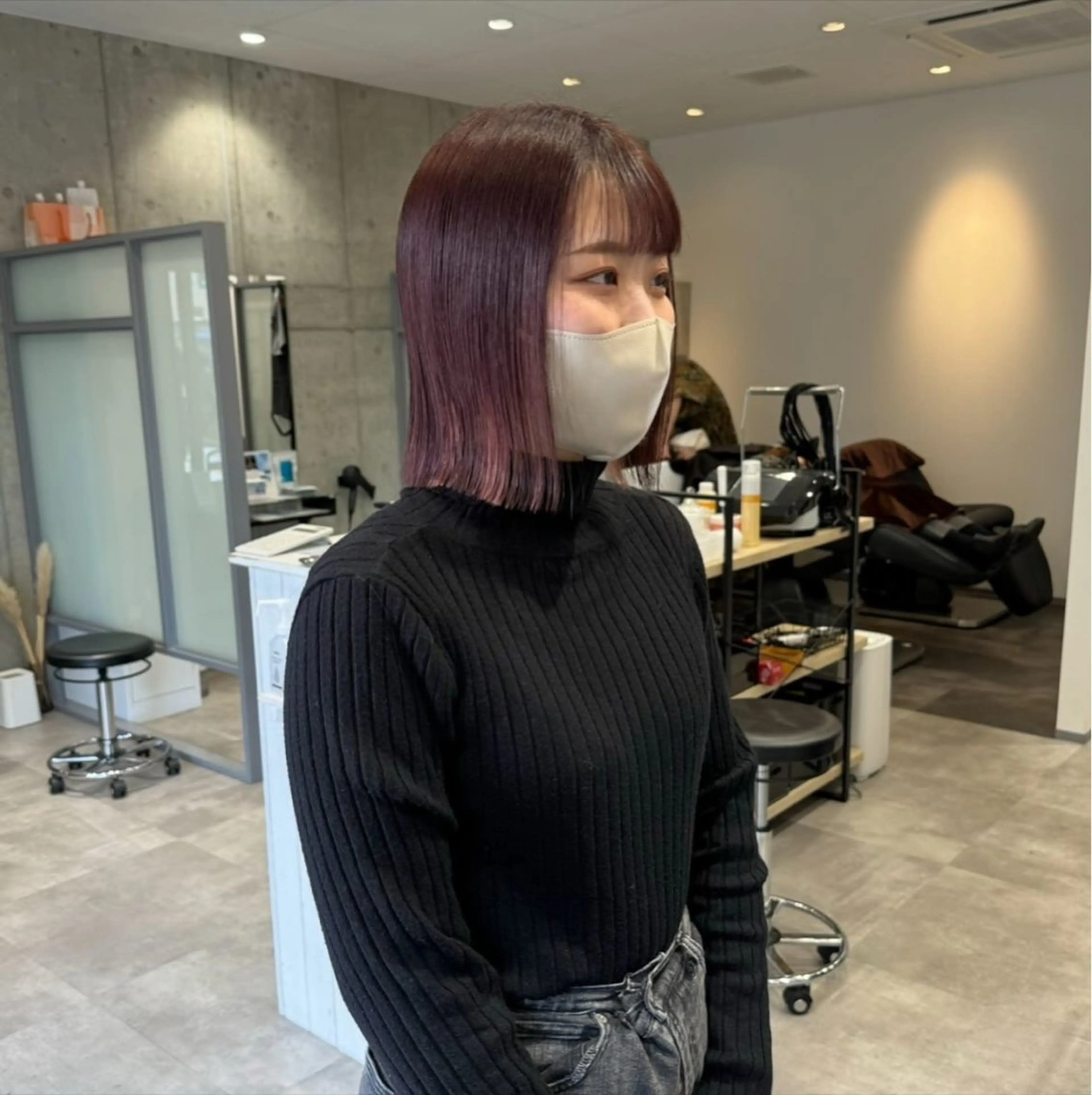 ショート カラー Leyシェアサロン所属・中井亜未/ 姫路ボブのヘアスタイル