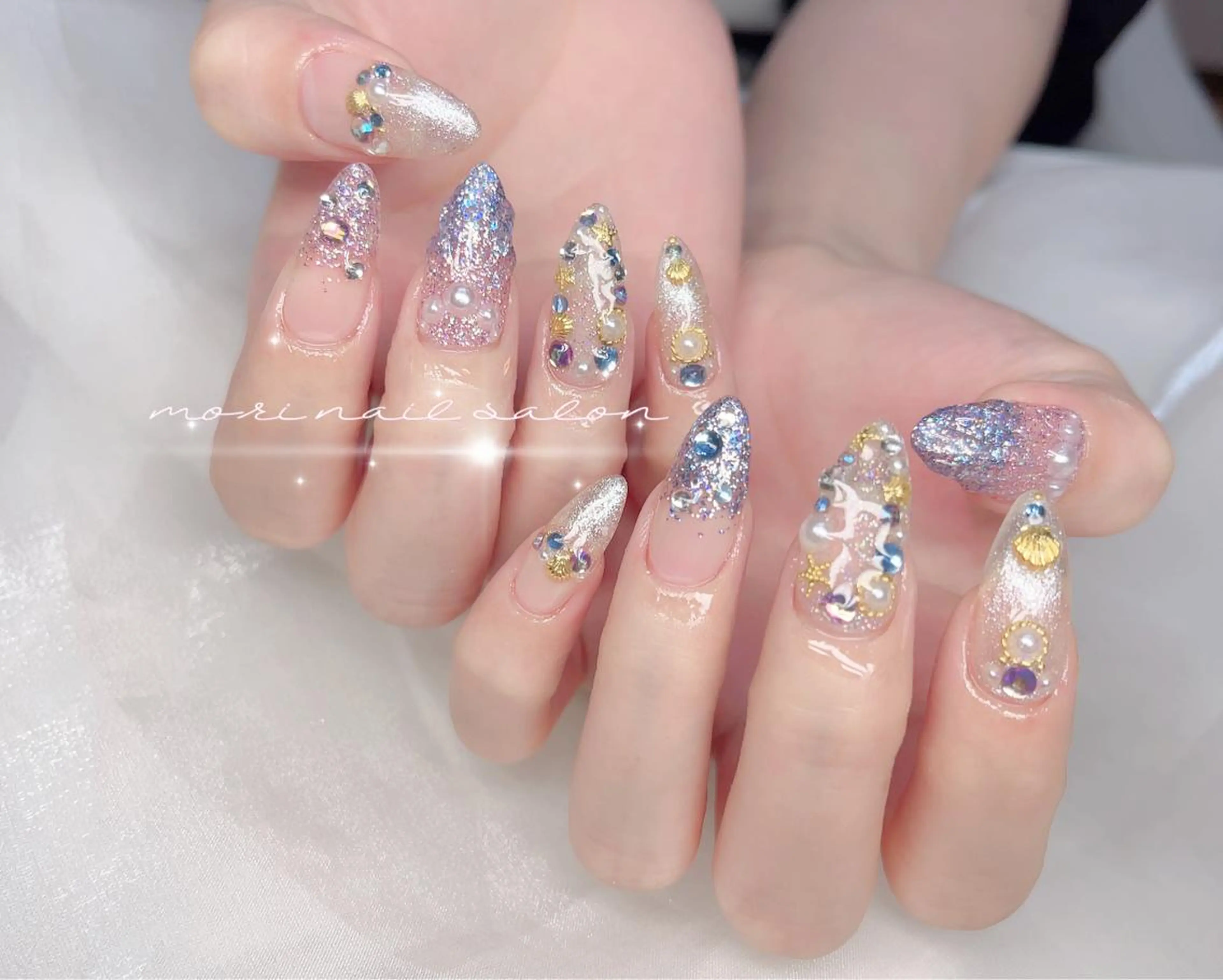 ネイル ハンドネイル 森 ネイルサロンのネイルデザイン