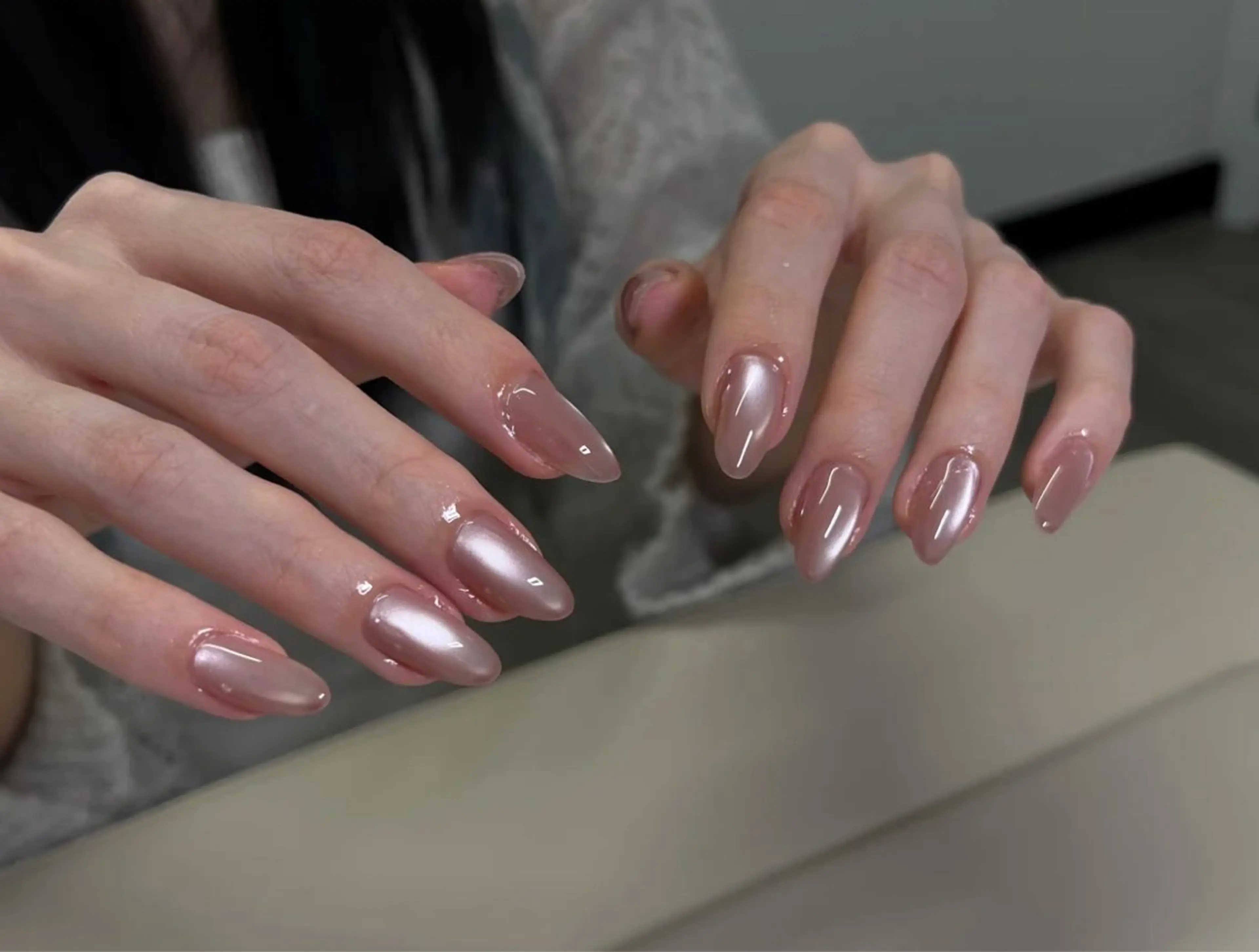 ネイル チークネイル 長さ出し フットネイル フレンチネイル ジェルネイル ハンドネイル Enny lovelyのネイルデザイン